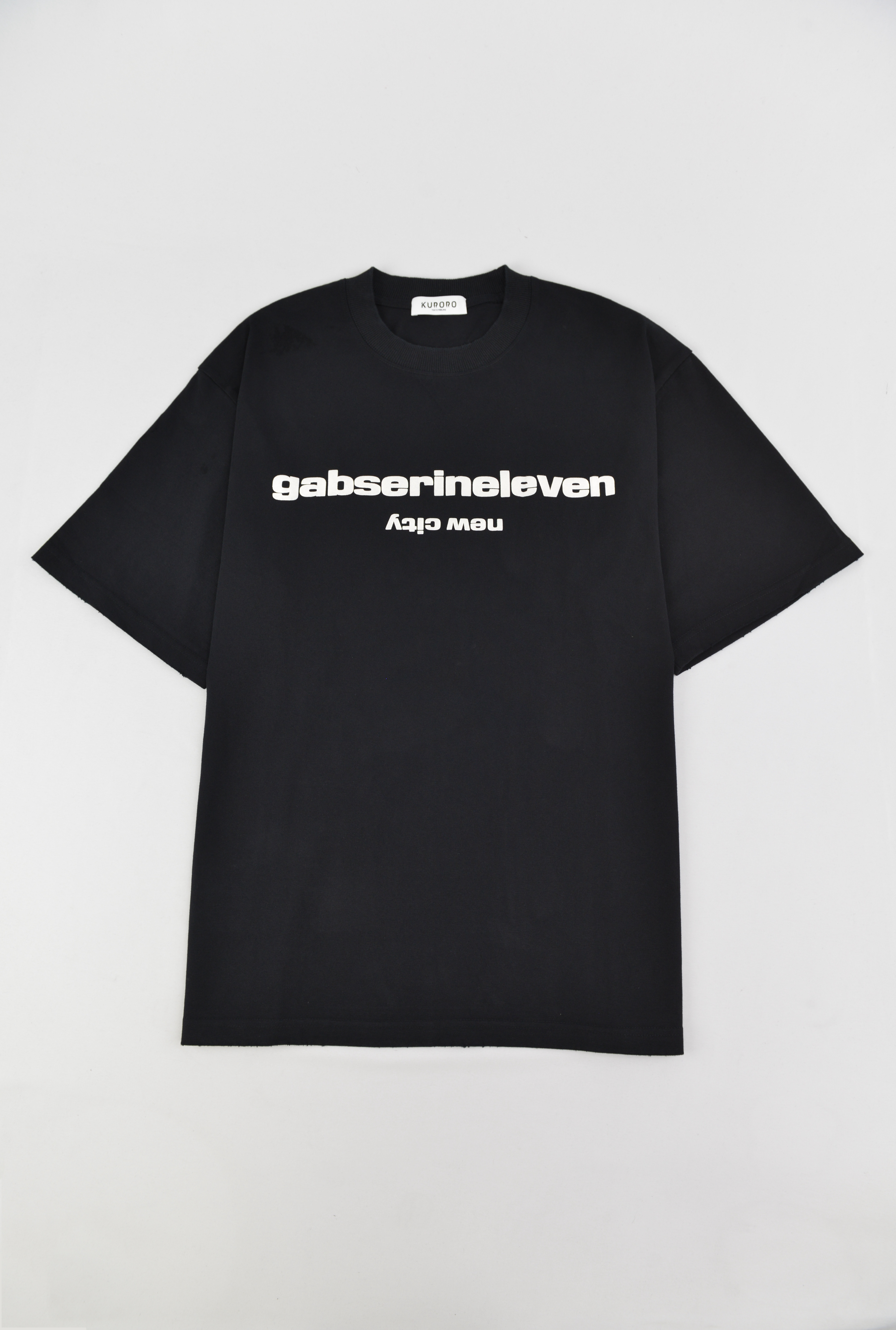 gabserineleven New City ロゴTシャツ / ブラック サイズ: S