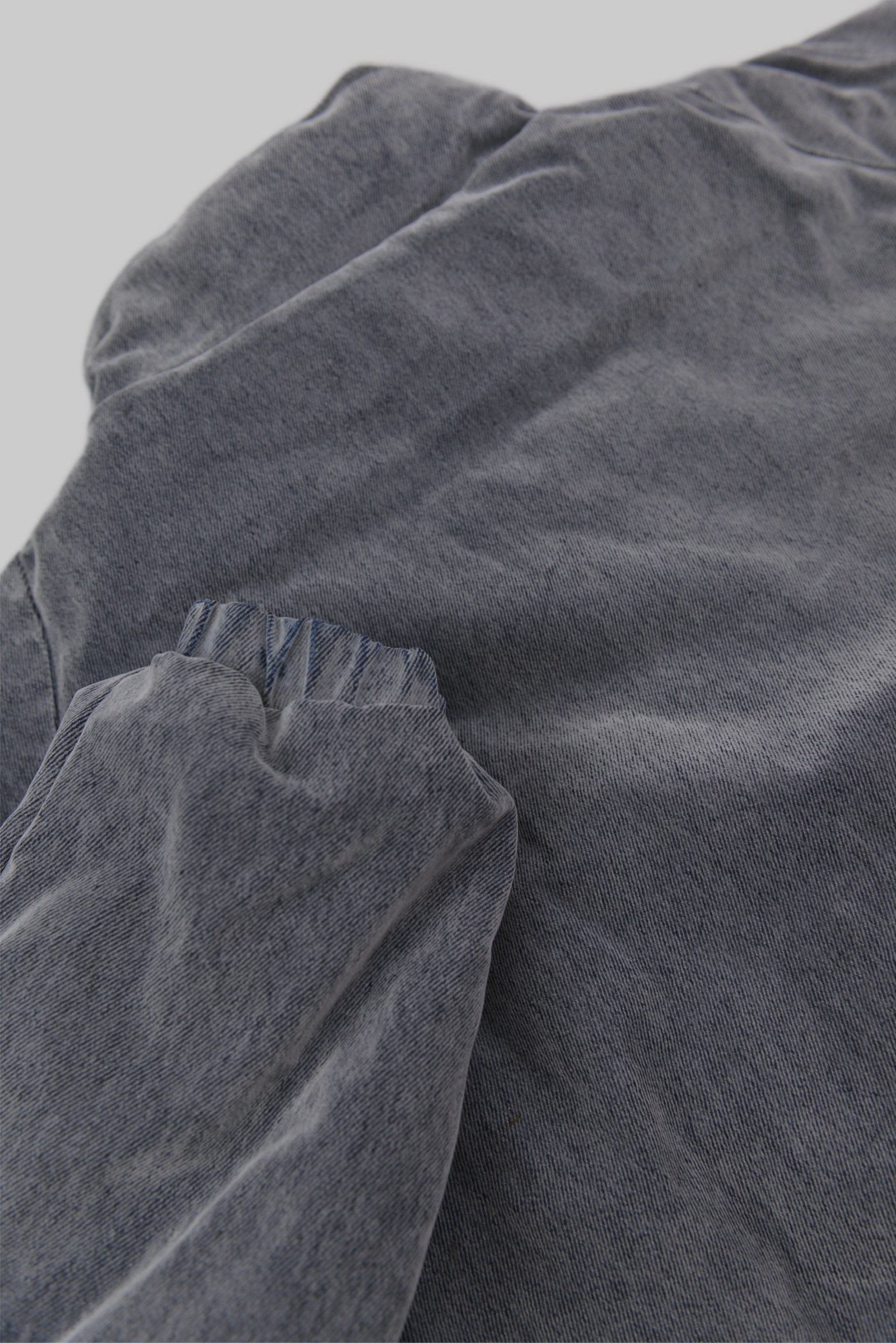 KURORO Vintage Wash Denim Flight Jacket / ヴィンテージウォッシュ デニムフライトジャケット　ヴィンテージブルー サイズ: 3XL