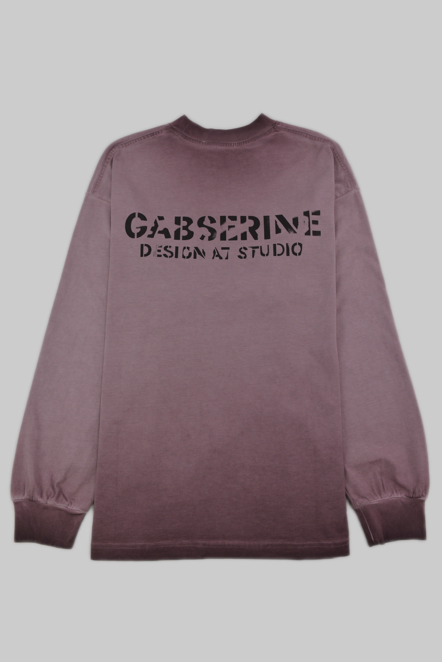 ダスティピンク グラデーションロゴ ロングスリーブTシャツ / Dusty Pink Gradient Logo Long Sleeve Tee