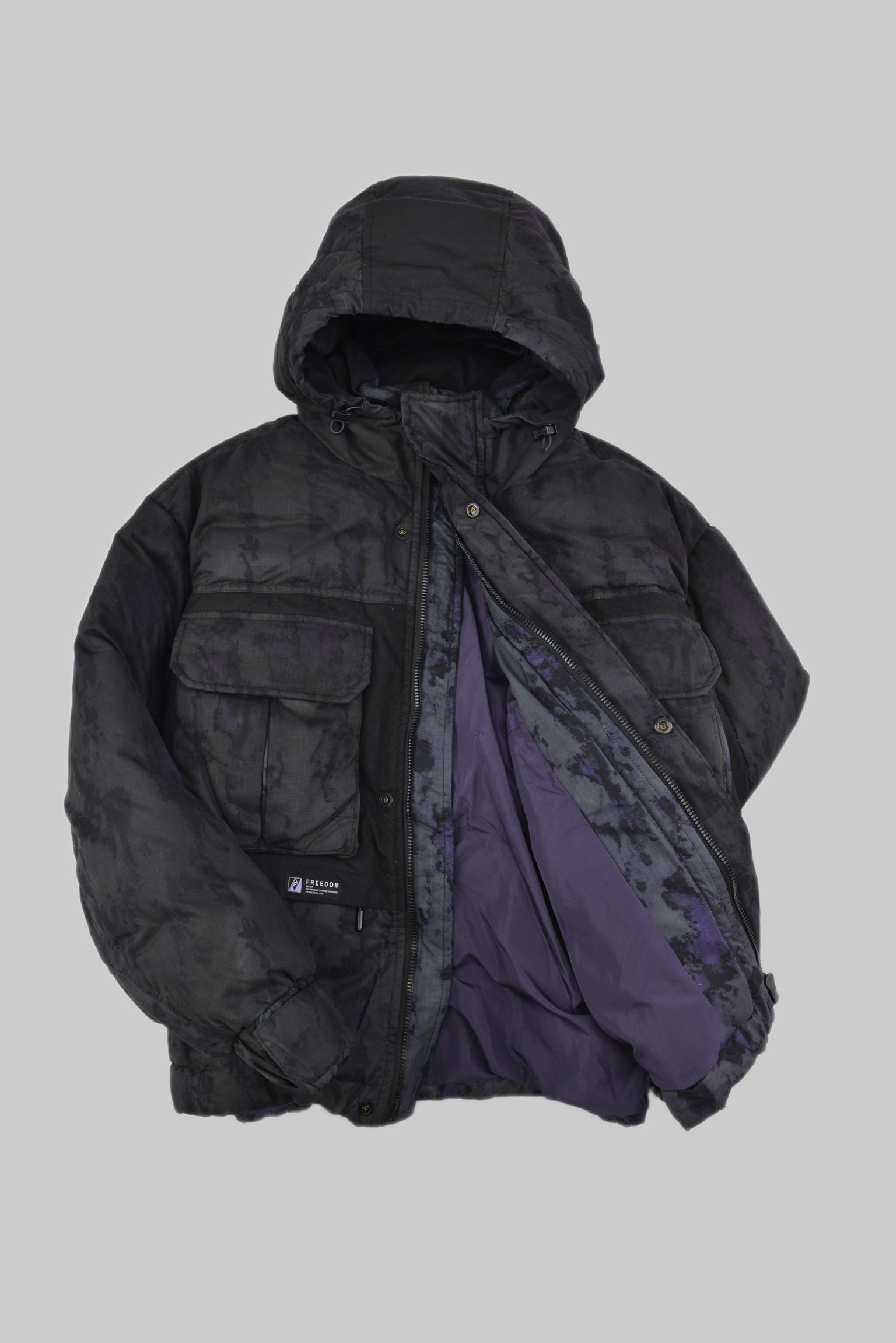 フェードカモ パデッドフーデッドジャケット サイズ: M