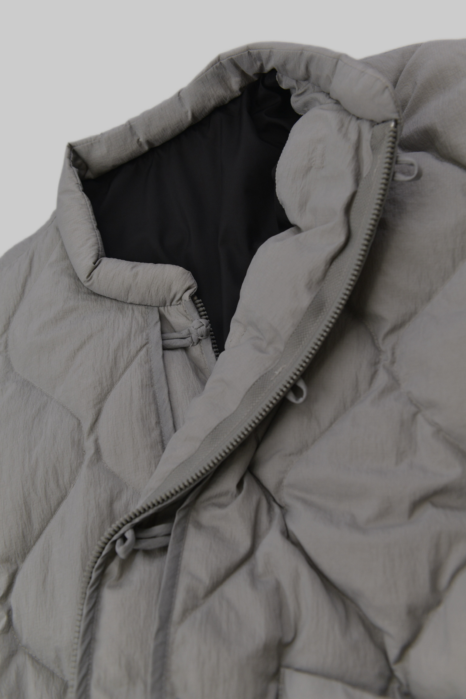 KURORO Quilted Chinese Button Down Jacket / キルティングチャイナボタンダウンジャケット サイズ: L
