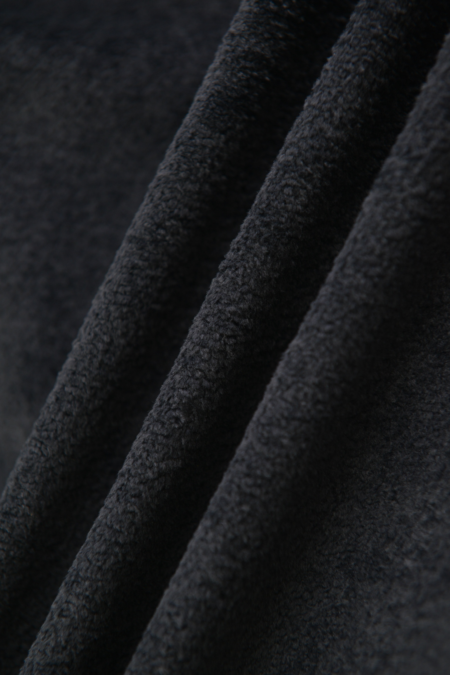 KURORO Double Layer Fleece Sweat / ダブルレイヤーフリーススウェット　ブラック サイズ: S