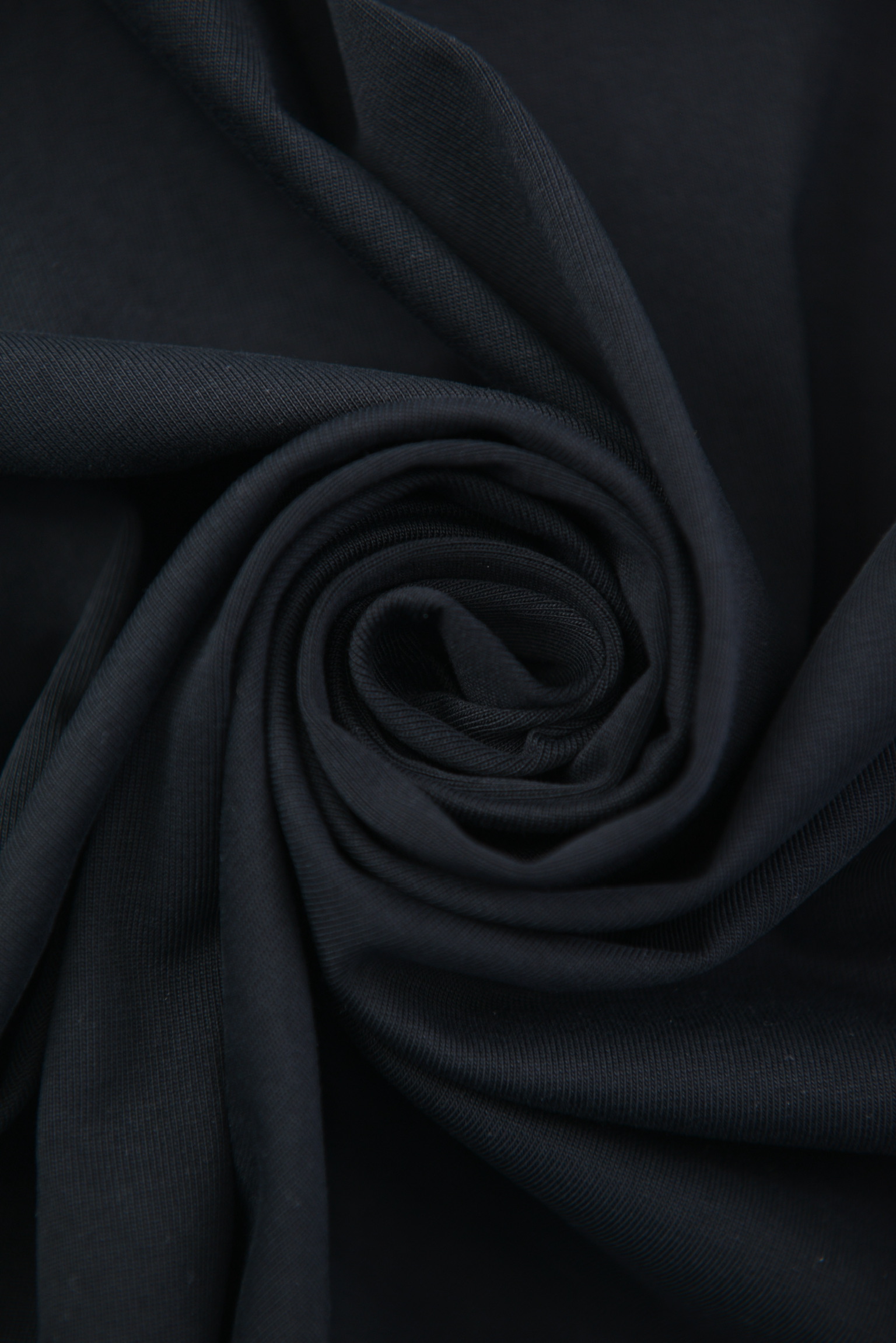 ミニマルオープンカラーショートスリーブシャツ　ジェットブラック サイズ: M