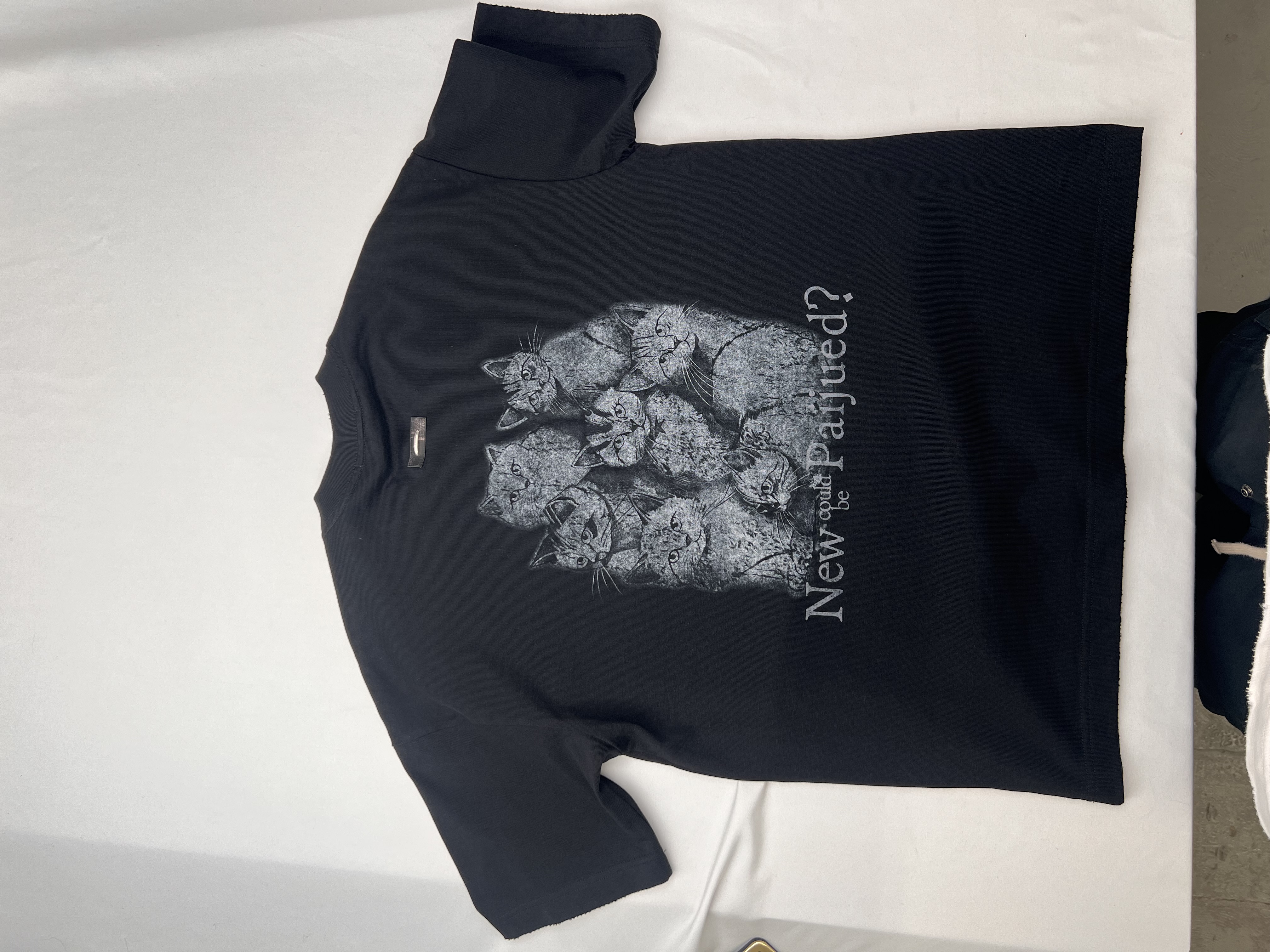 シャドウキャット グラフィックTシャツ     Black サイズ: M