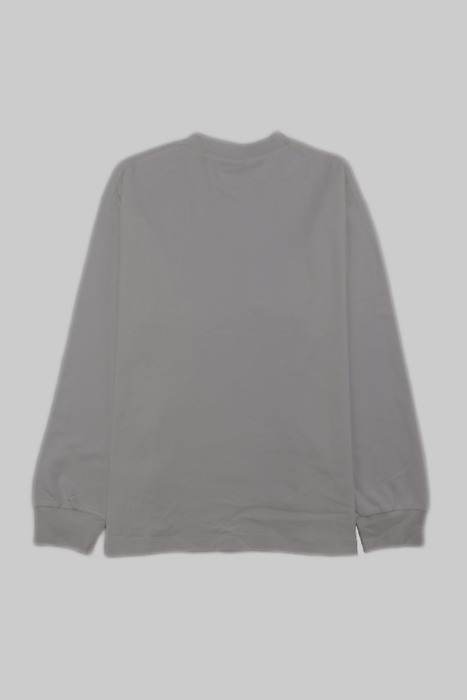 INSTRUCTIVE DISTORTION LONG SLEEVE（インストラクティブ ディストーション ロングスリーブ）　ホワイト サイズ: S