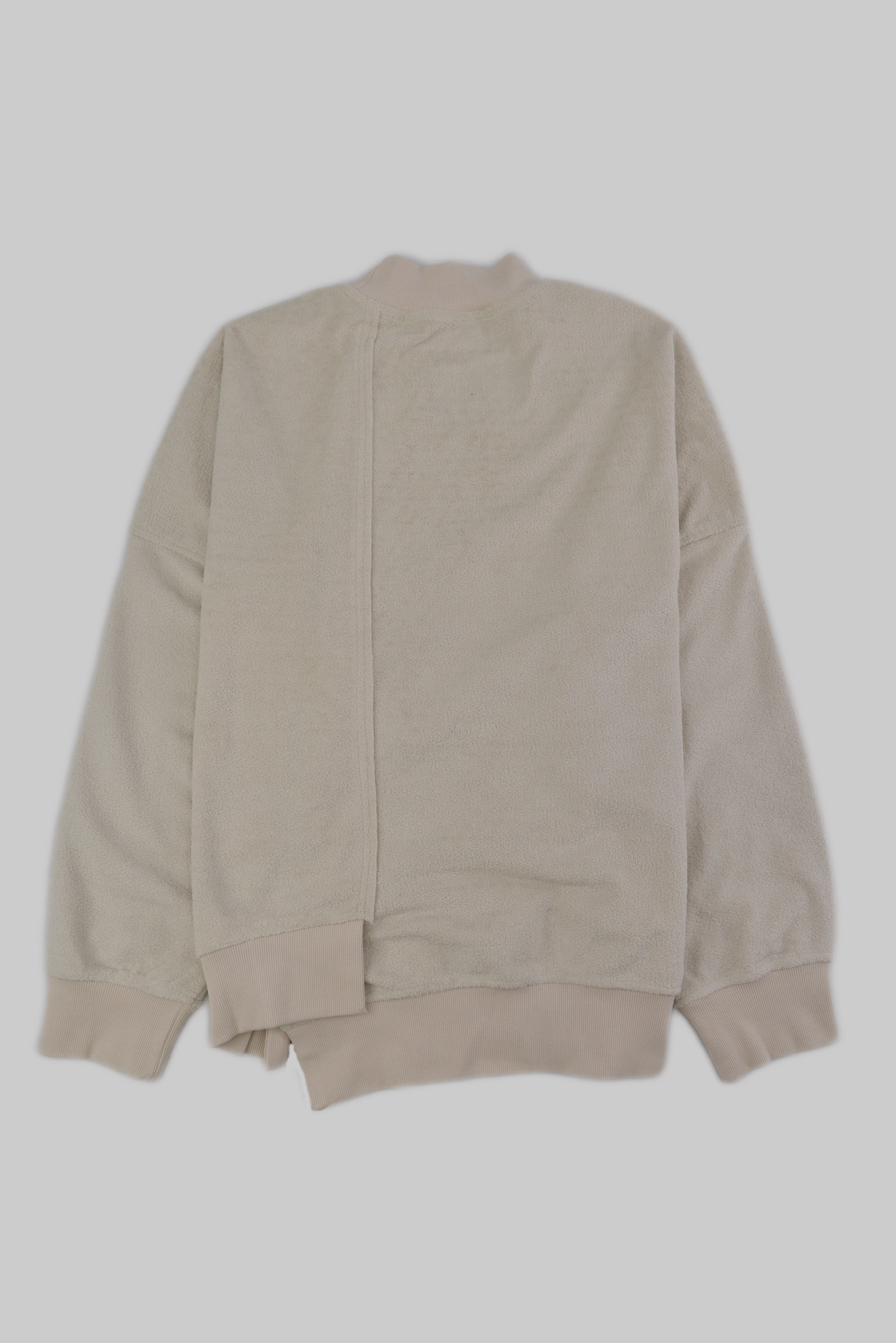 KURORO Double Layer Fleece Sweat / ダブルレイヤーフリーススウェット　ベージュ サイズ: S
