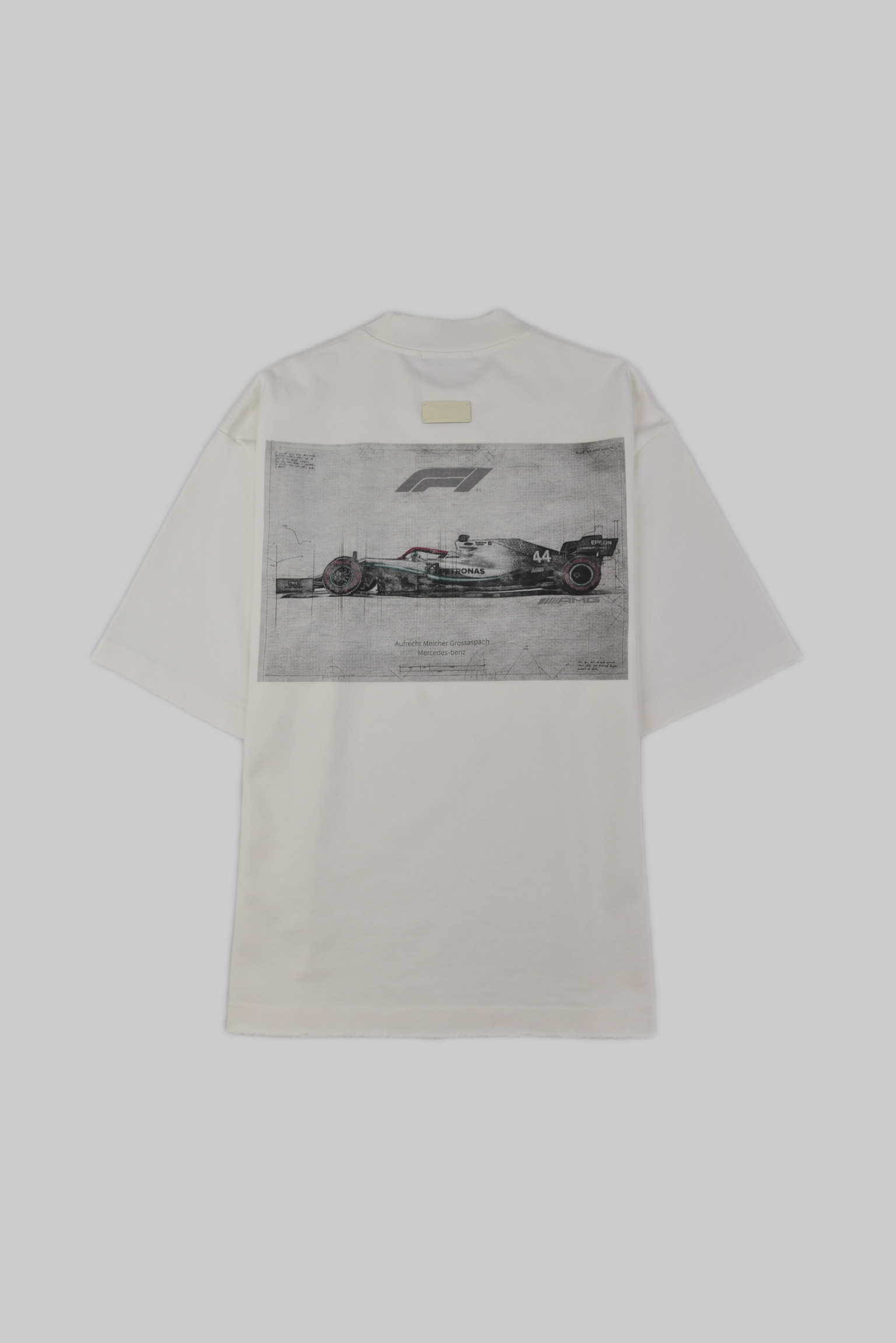 KURORO FREEFALL PARK オーバーサイズレーシングTシャツ　    Vintage Ivory（ヴィンテージアイボリー） サイズ: S