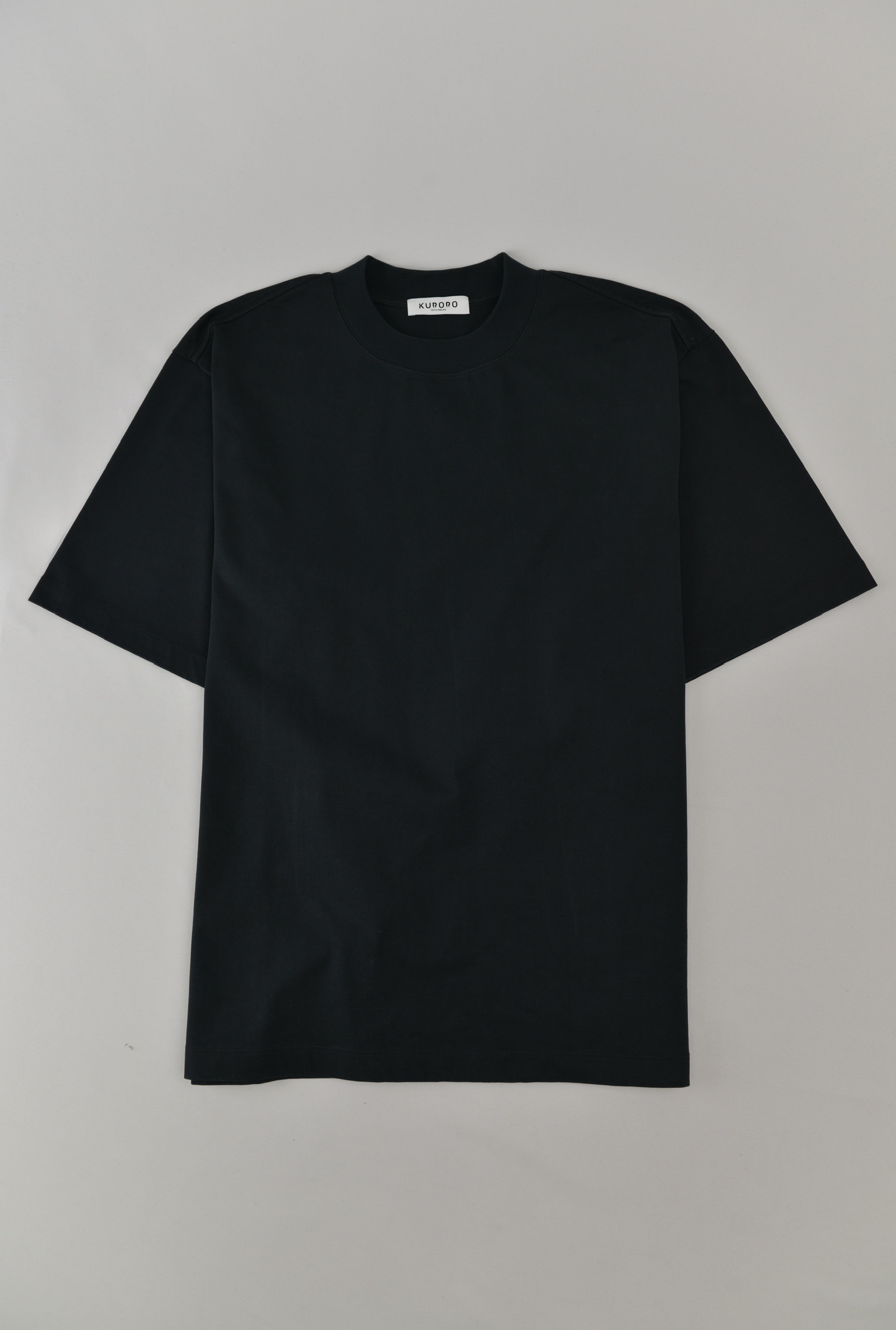 タックデザインTシャツ　ブラック