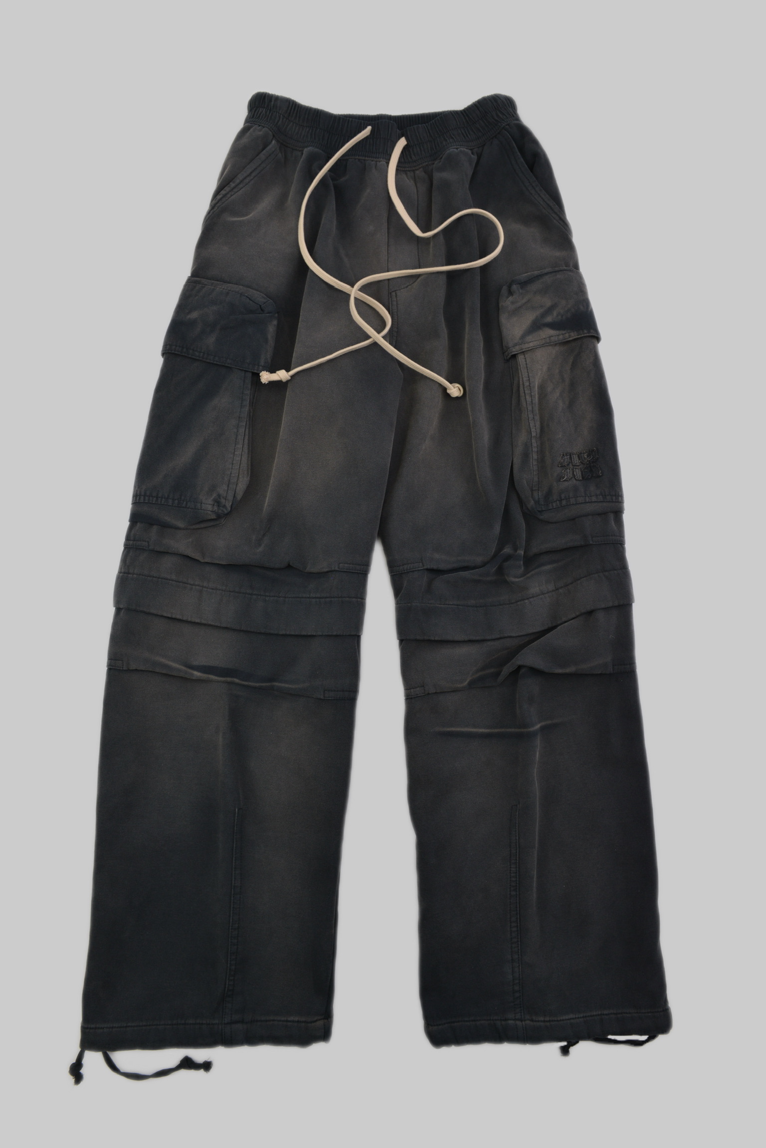 KURORO ピグメントユーティリティカーゴスウェットパンツ サイズ: S