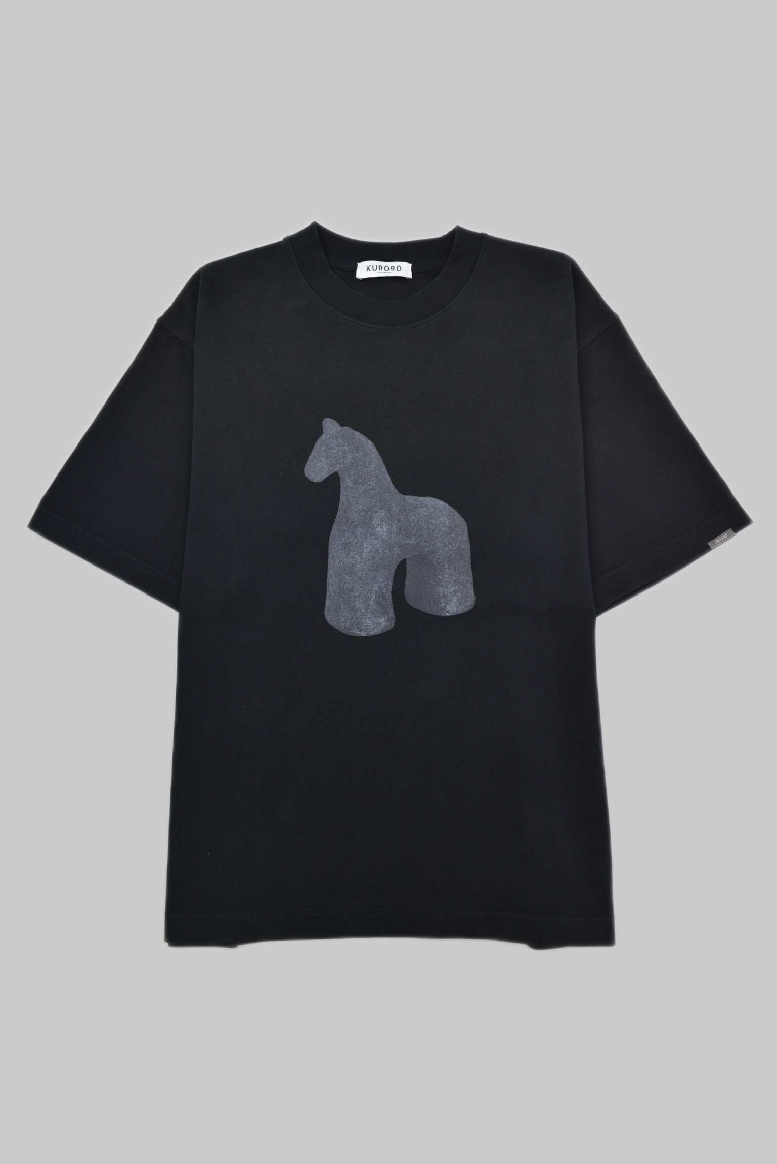 フェードホースアートTシャツ　Jet Black（ジェットブラック）