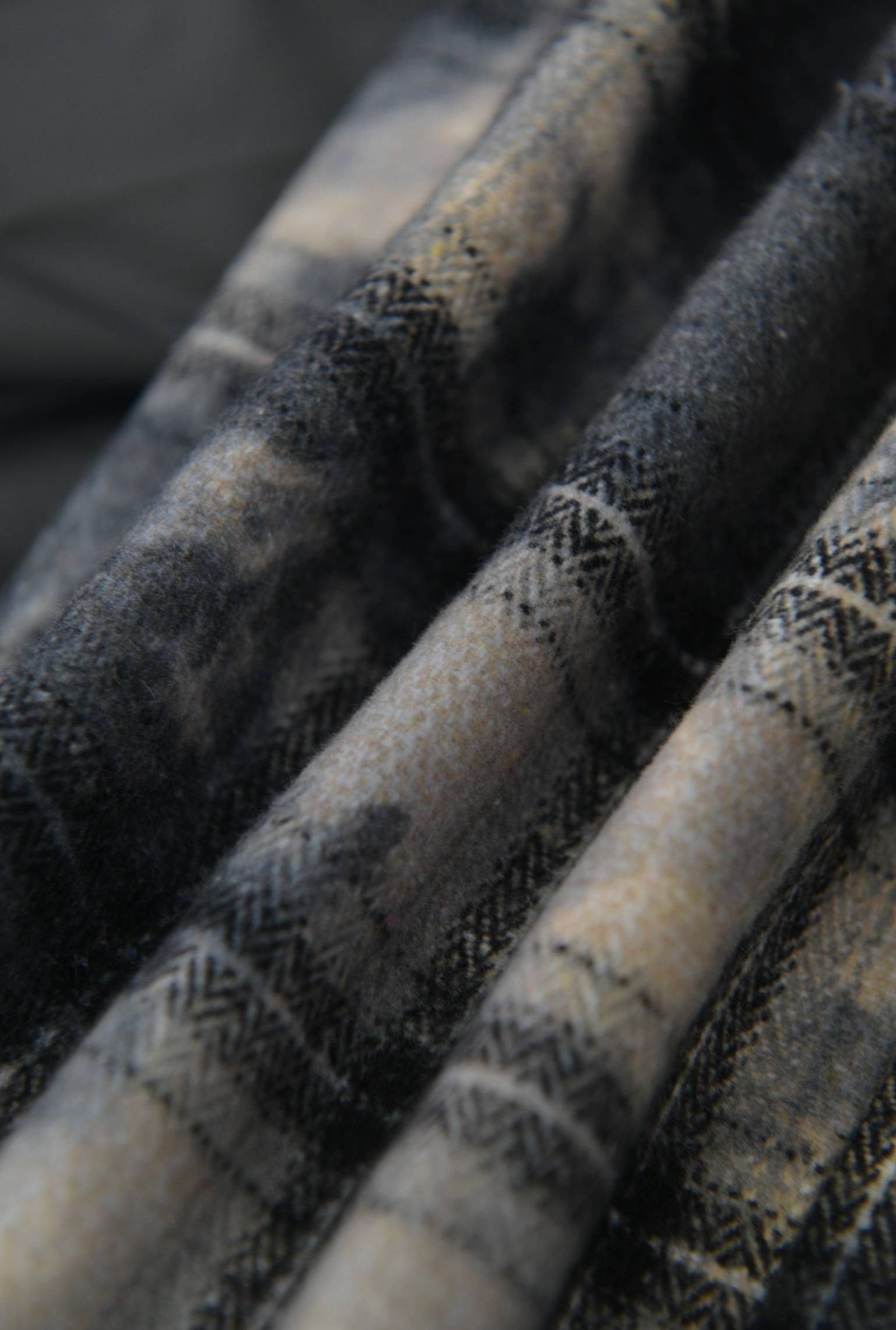 KURORO チェックフュージョンパフジャケット サイズ: L