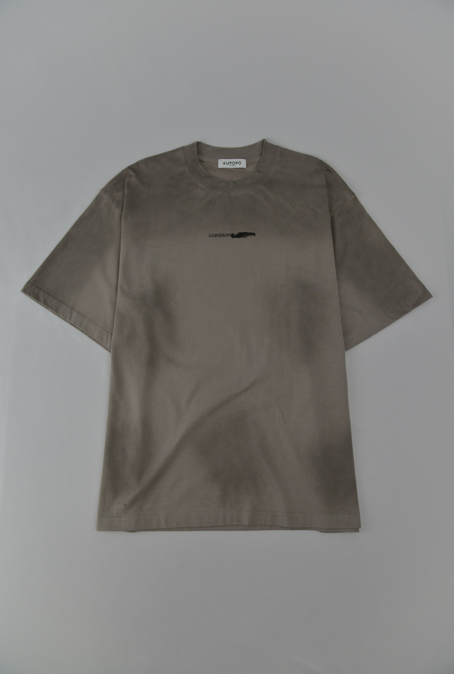 ヴィンテージウォッシュTシャツ　グレージュ