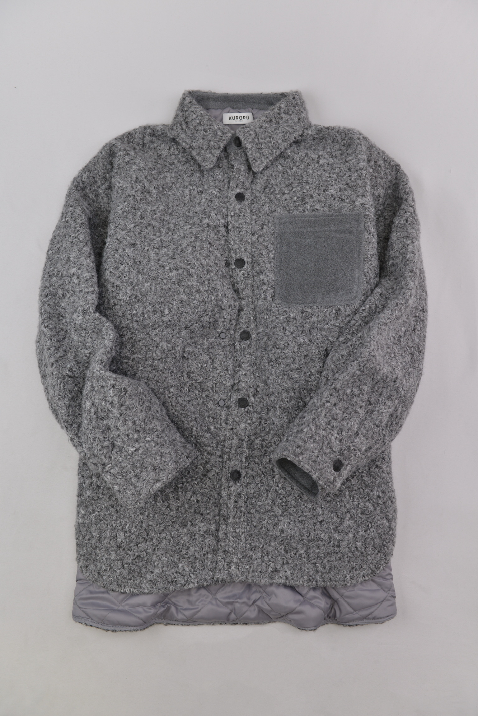 KURORO Wool Bouclé Shirt Jacket（ウールブークレ シャツジャケット） サイズ: 2XL