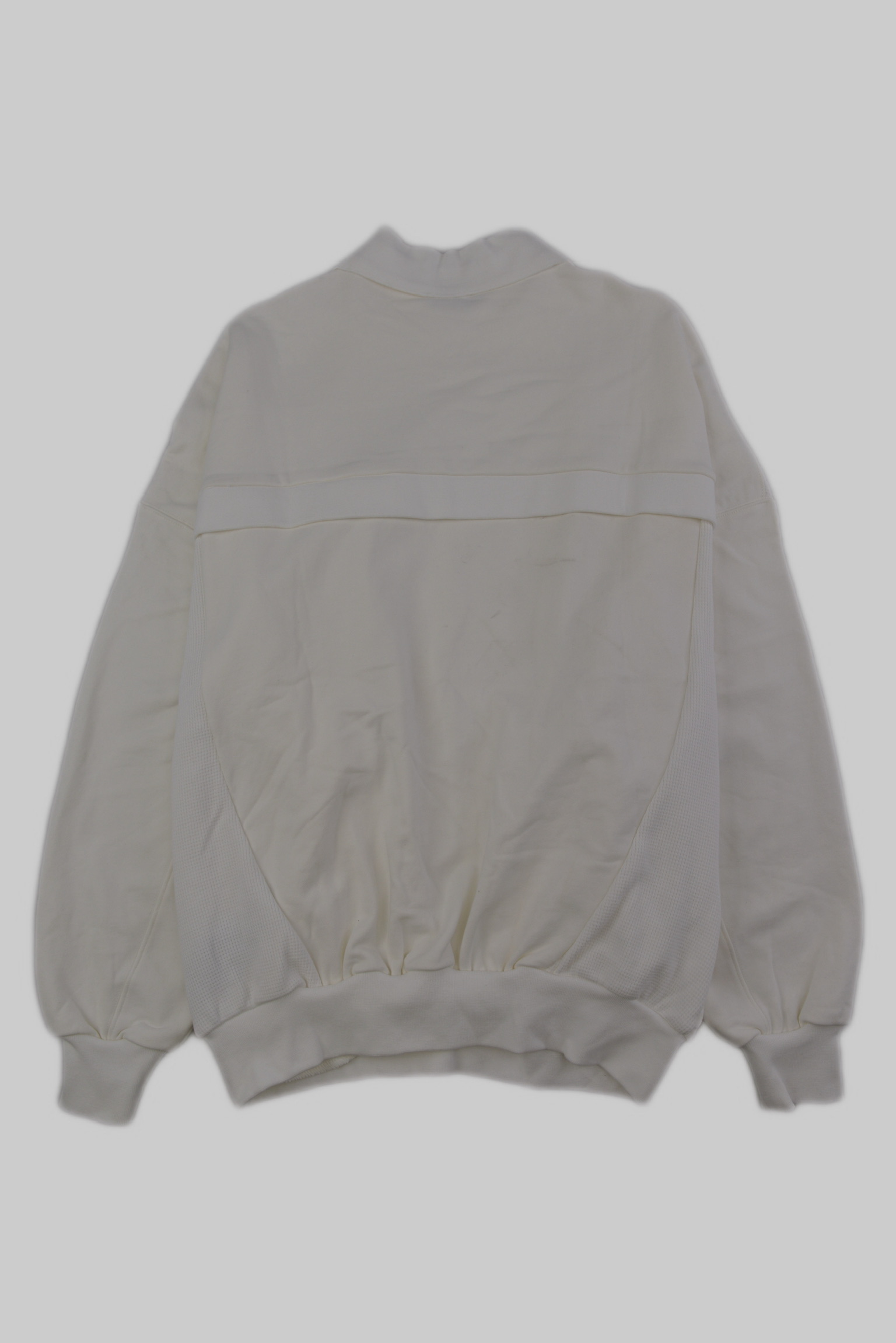 KURORO Layered Collar Sweat Pullover（レイヤードカラースウェットプルオーバー）ホワイト サイズ: S