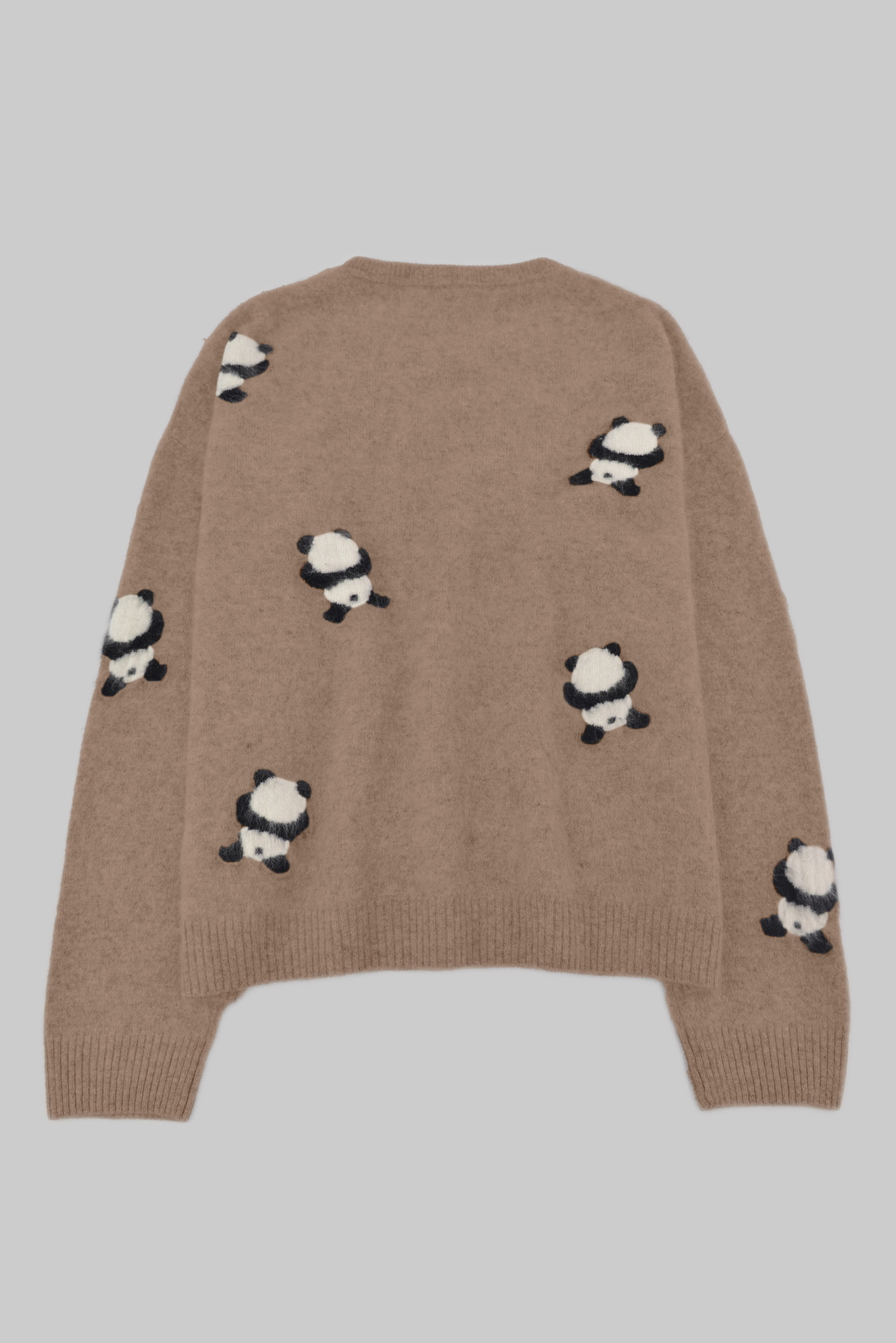 KURORO Fluffy Panda Knit Sweater / フラッフィーパンダニットセーター　モカブラウン