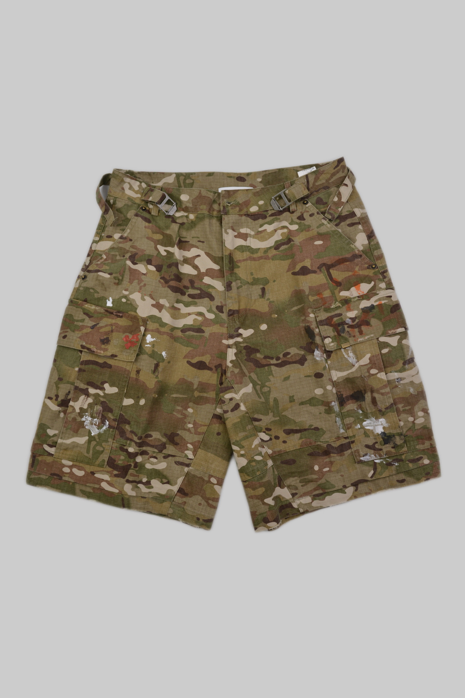 KURORO Vintage Paint Cargo Shorts サイズ: S