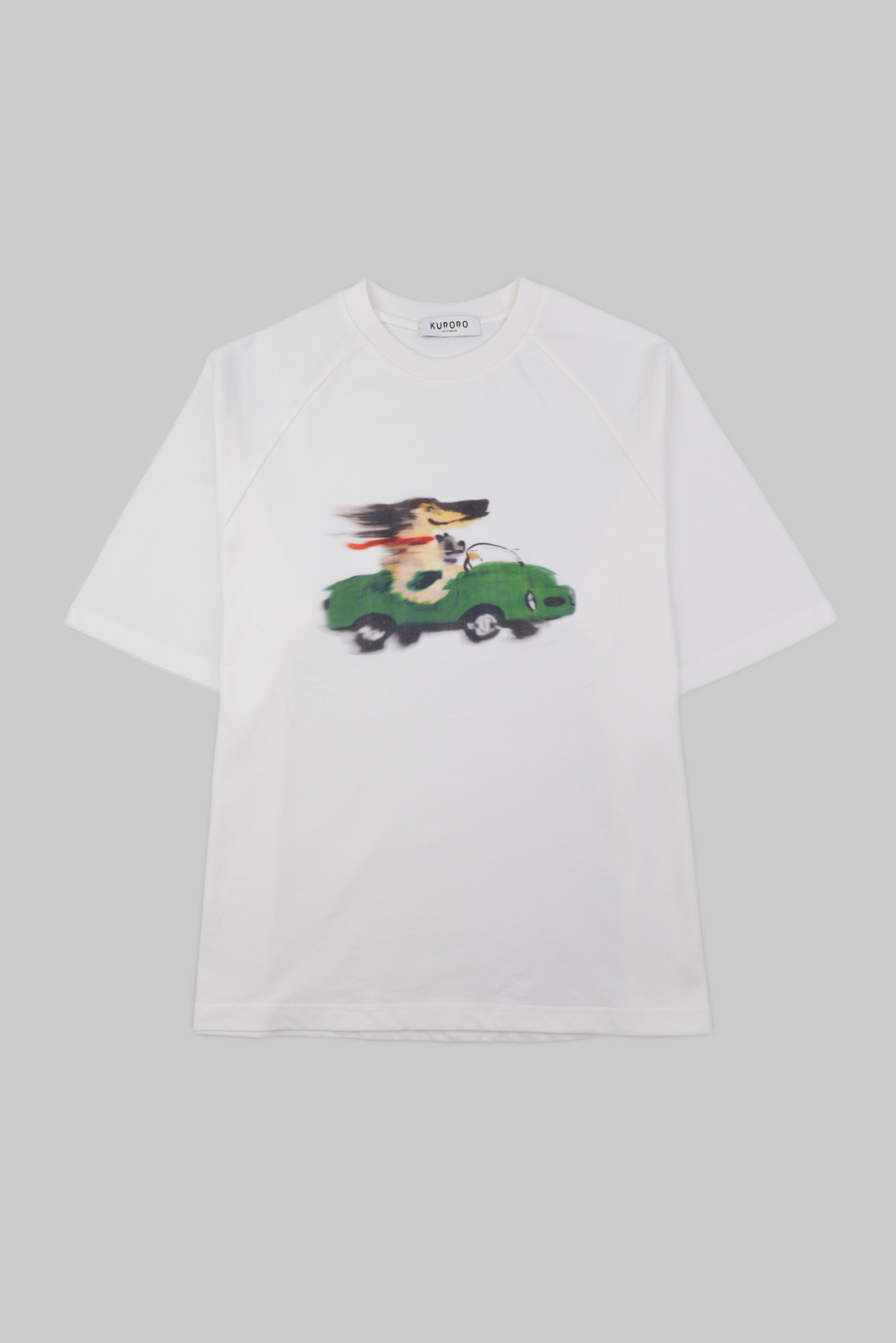 スピードドッグ グラフィックTシャツ　    ホワイト