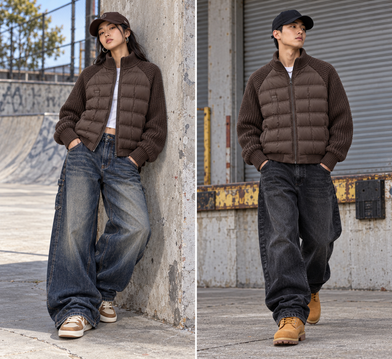 KURORO フューズ ニットダウンブルゾン　エスプレッソ サイズ: M