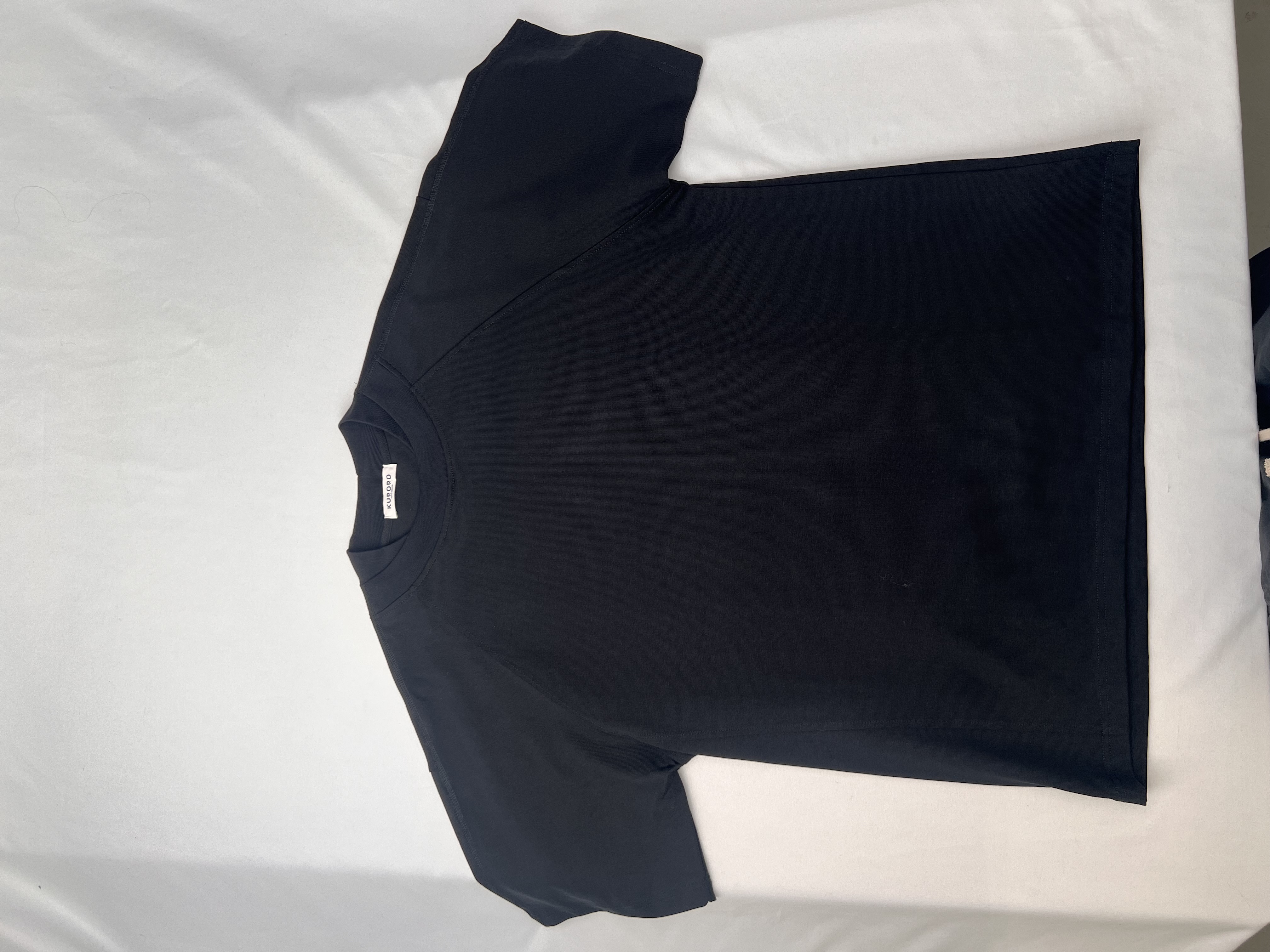 ラグランワイドモックTシャツ　Black サイズ: M