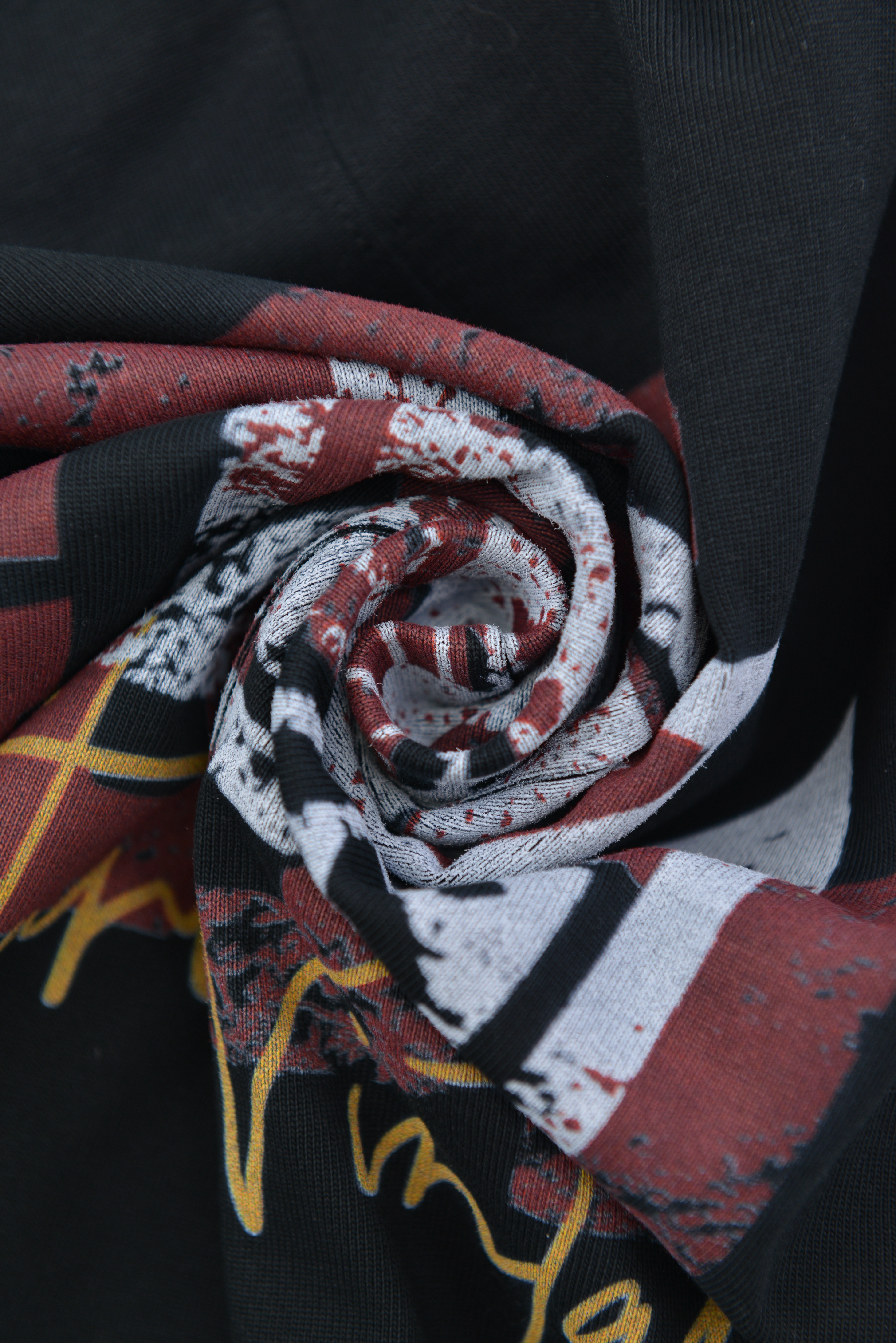 KURORO セイントクロス ヴィンテージグラフィック ノースリーブT　ブラック サイズ: M