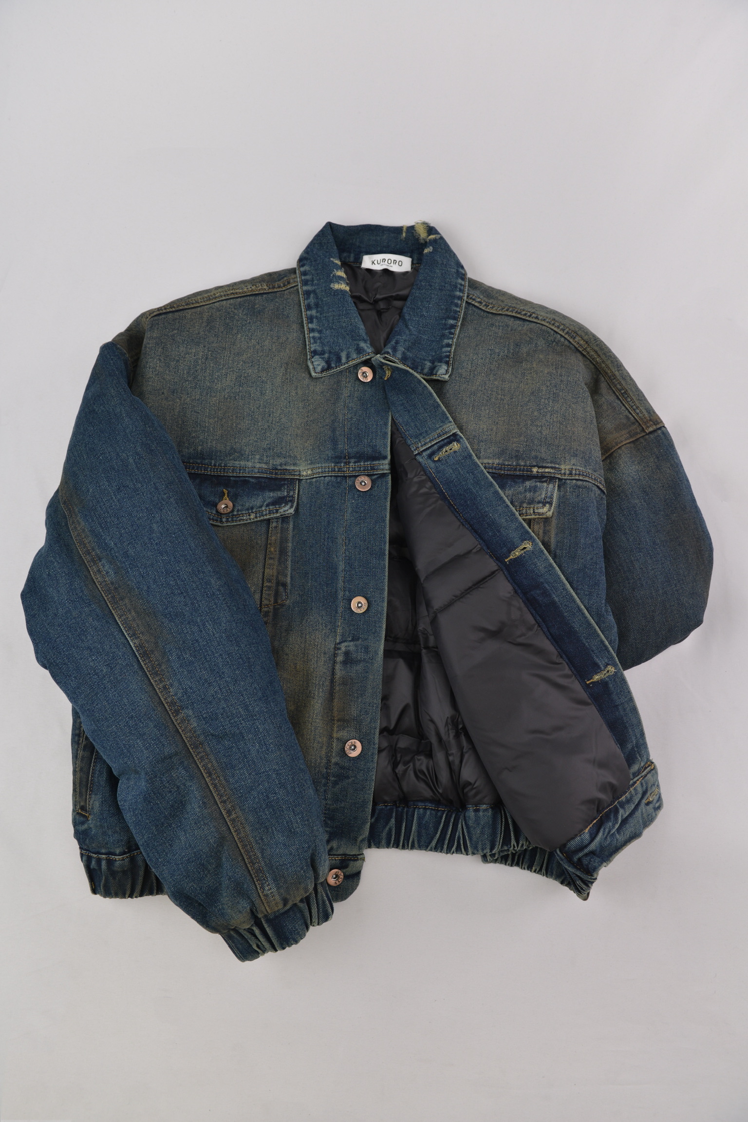 リバーシブルデニムダウンジャケット サイズ: XL