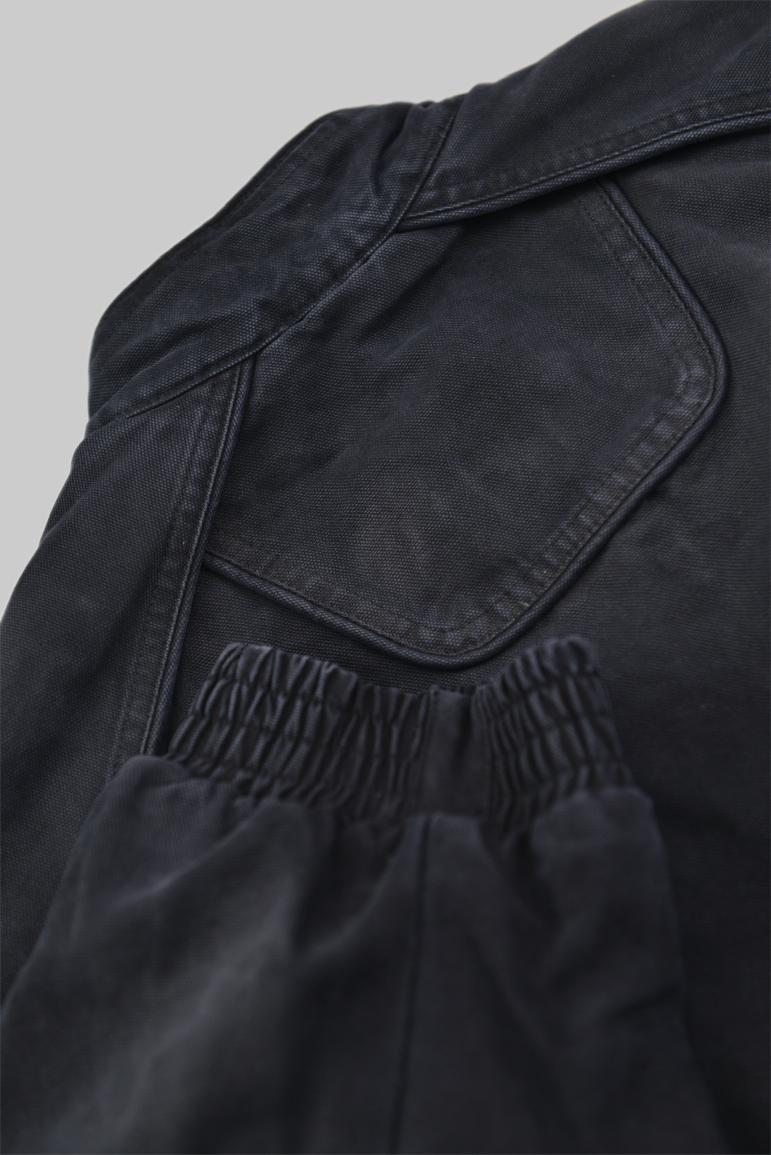 フェードブラック キルティングボンバージャケット サイズ: M