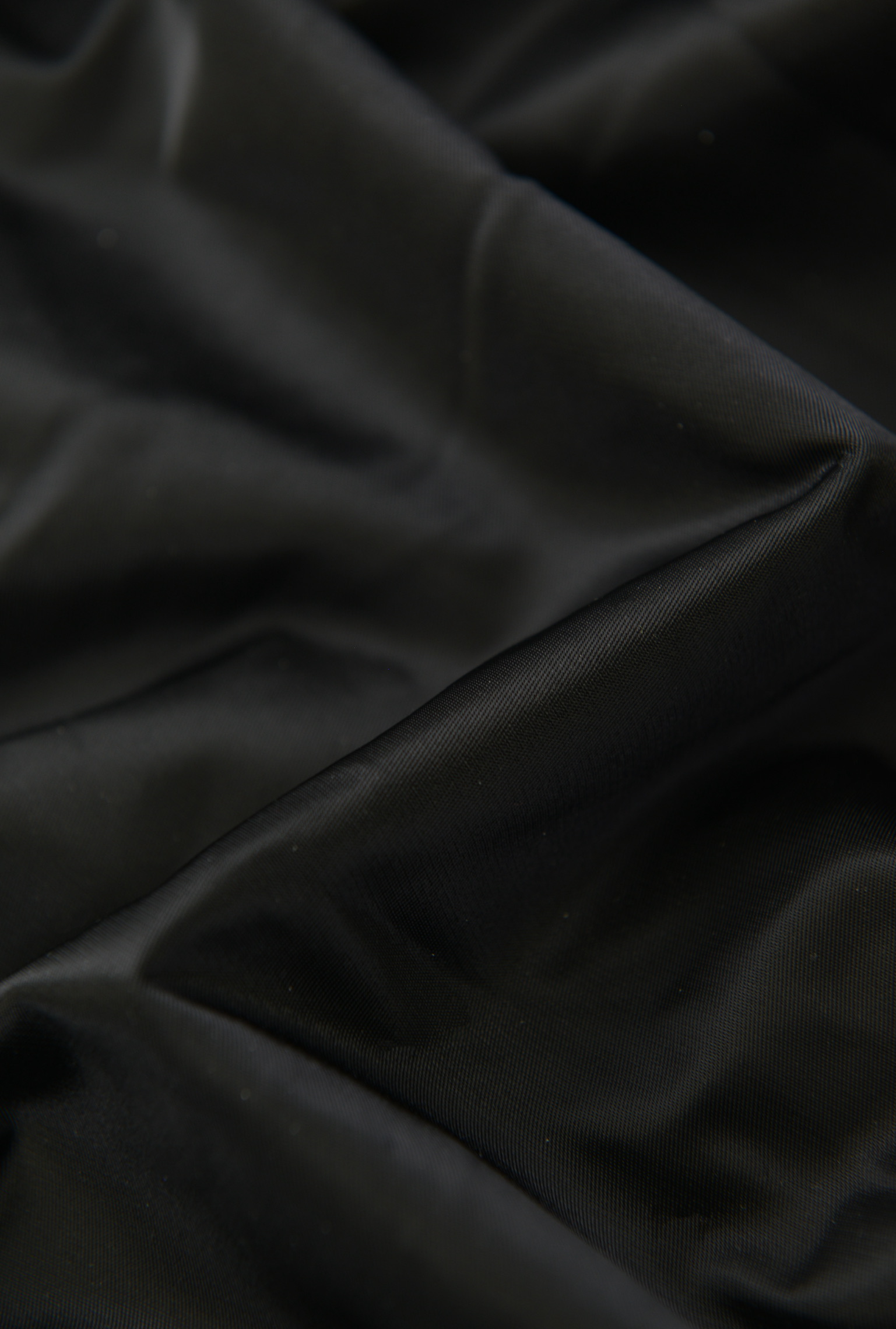 レイヤードフーディ MA-1ジャケット　BLACK × BLACK HOOD サイズ: 2XL