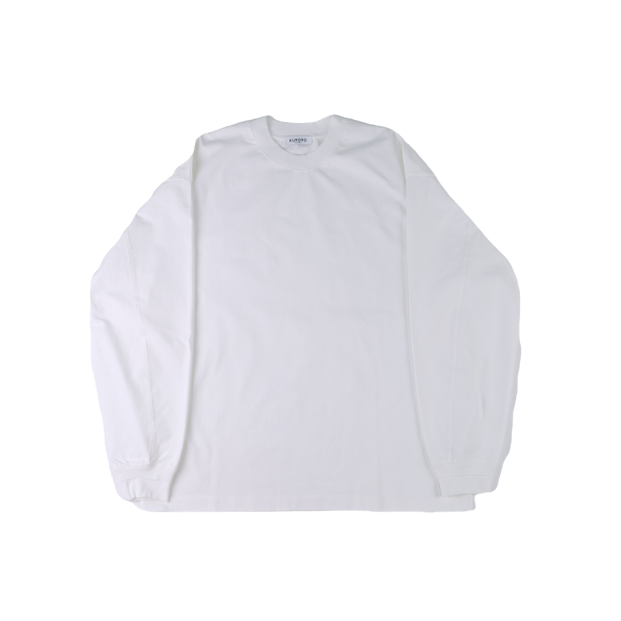 ルーズワイド長袖Tシャツ　ホワイト