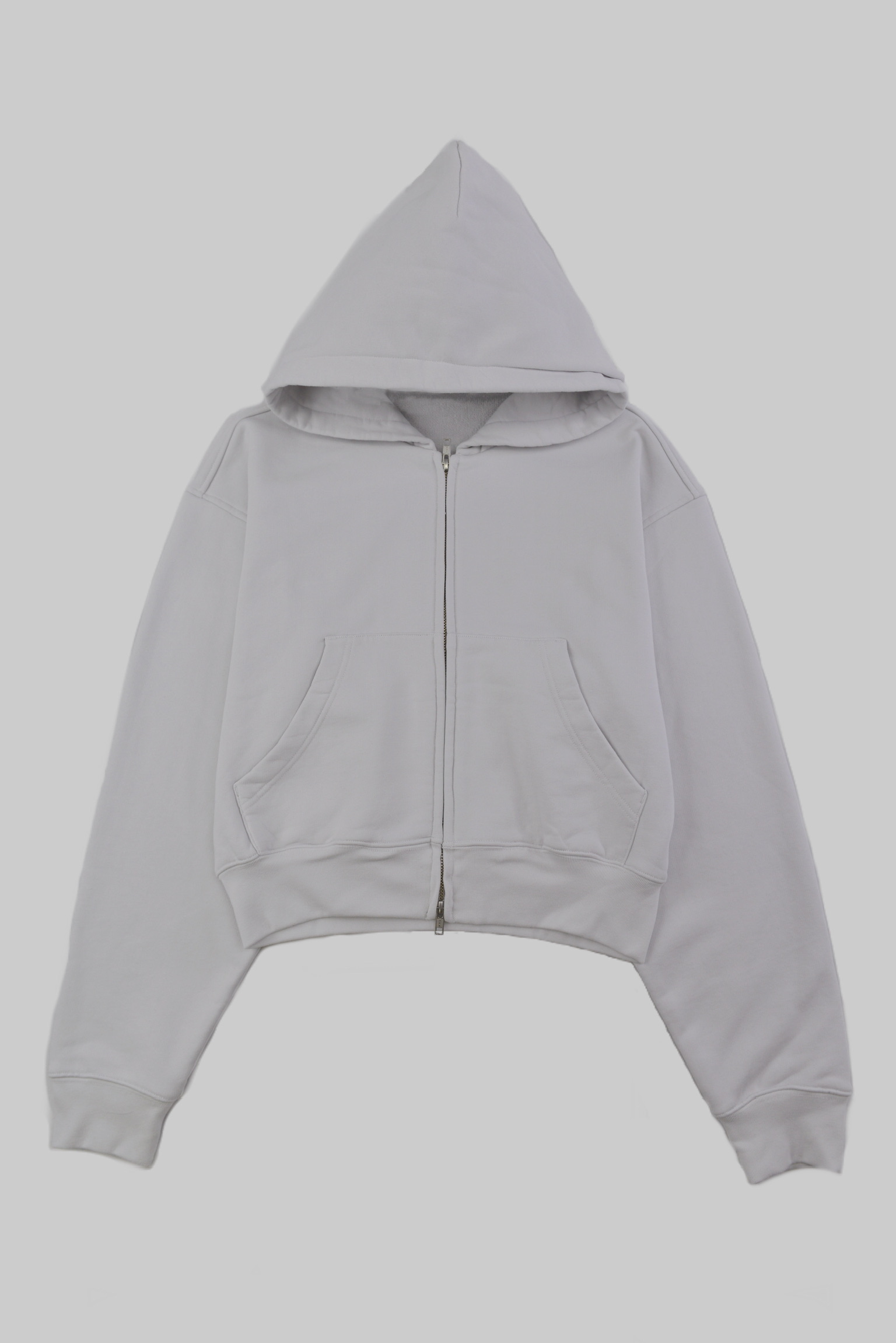 KURORO Minimal Cropped Zip Hoodie（ミニマル クロップド ジップ フーディ） サイズ: S