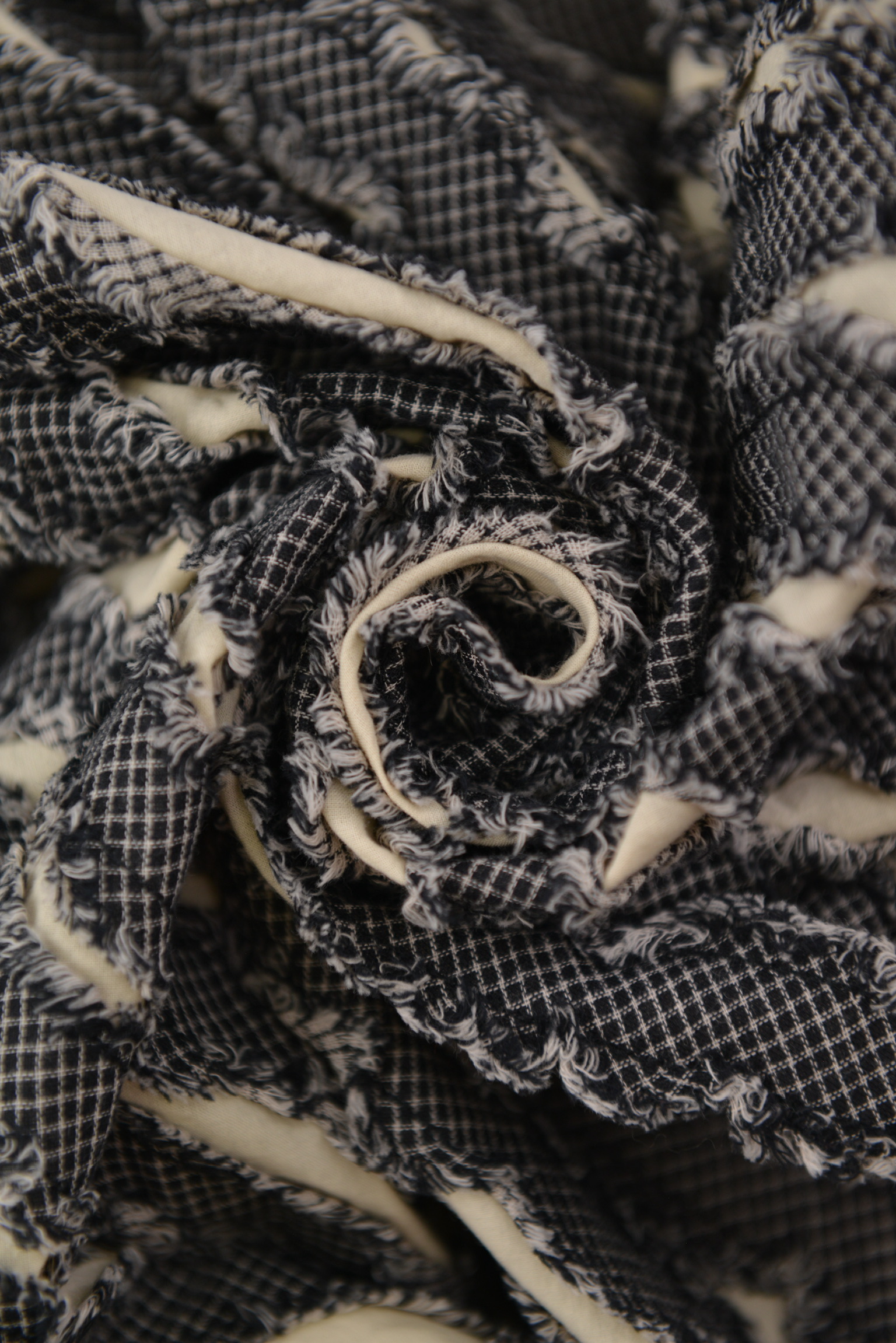 KURORO チェックコンビネーションパフジャケット サイズ: XL