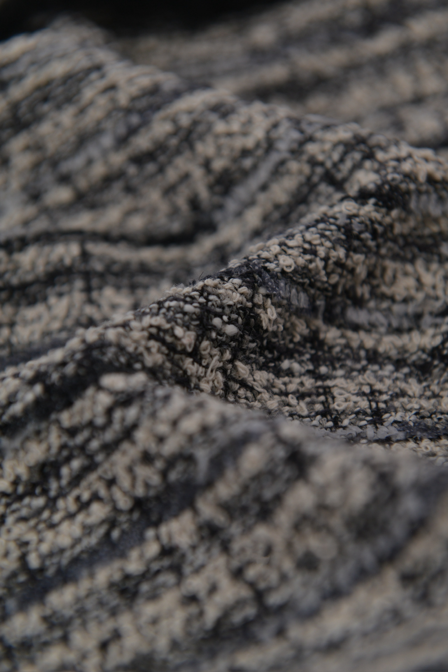 チェックツイードショートジャケット サイズ: XL