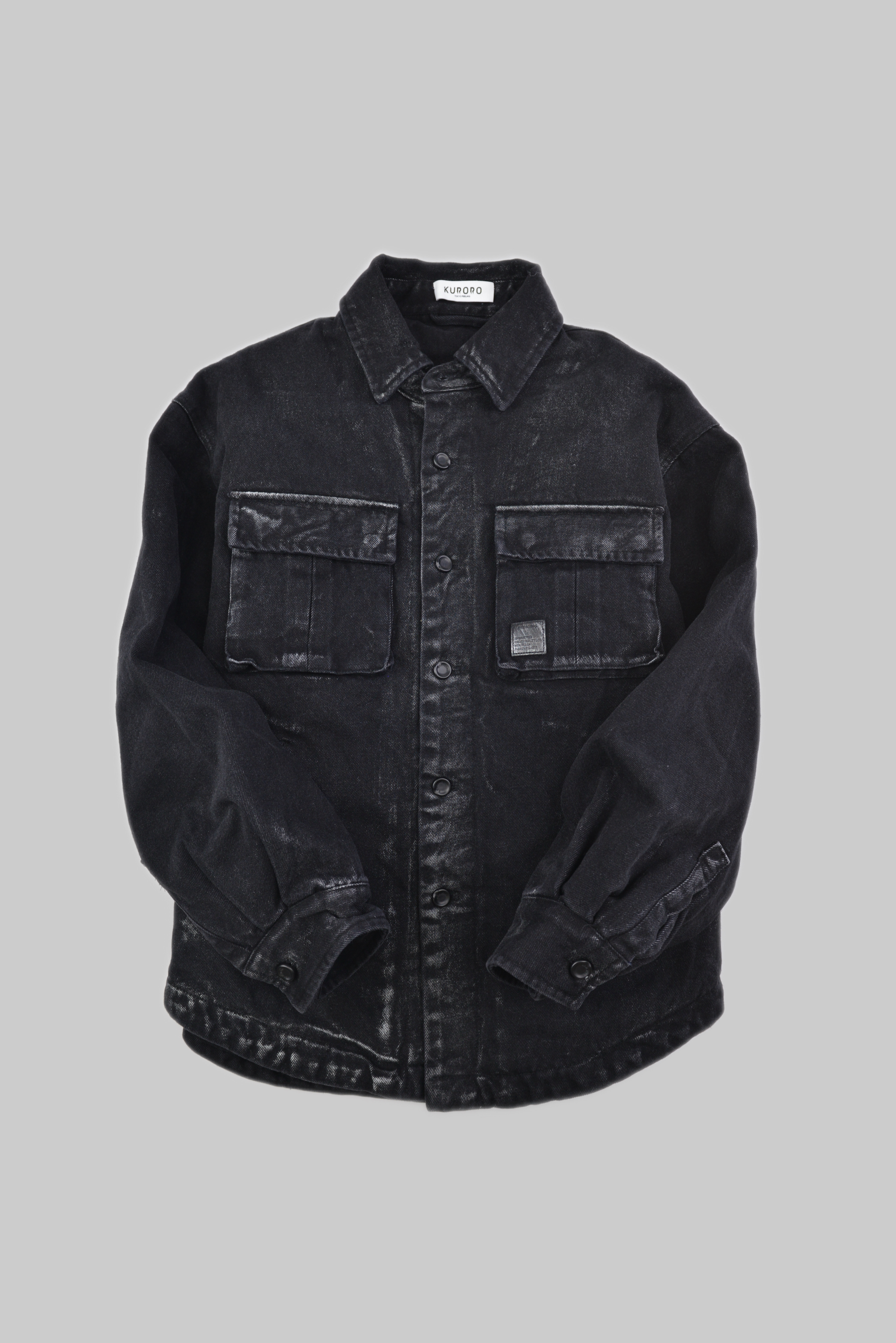 Blackout Padded Denim Jacket