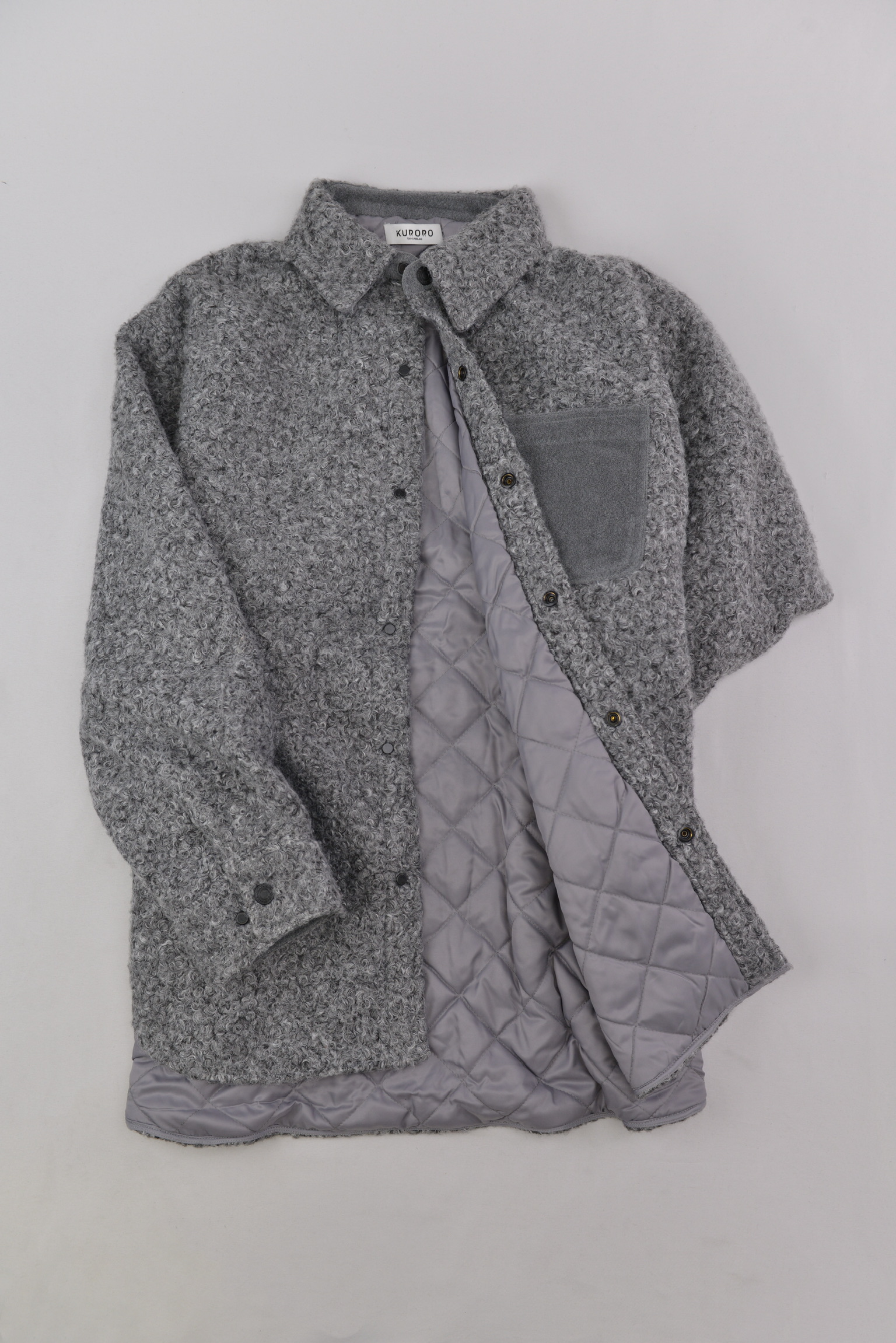 KURORO Wool Bouclé Shirt Jacket（ウールブークレ シャツジャケット） サイズ: 2XL
