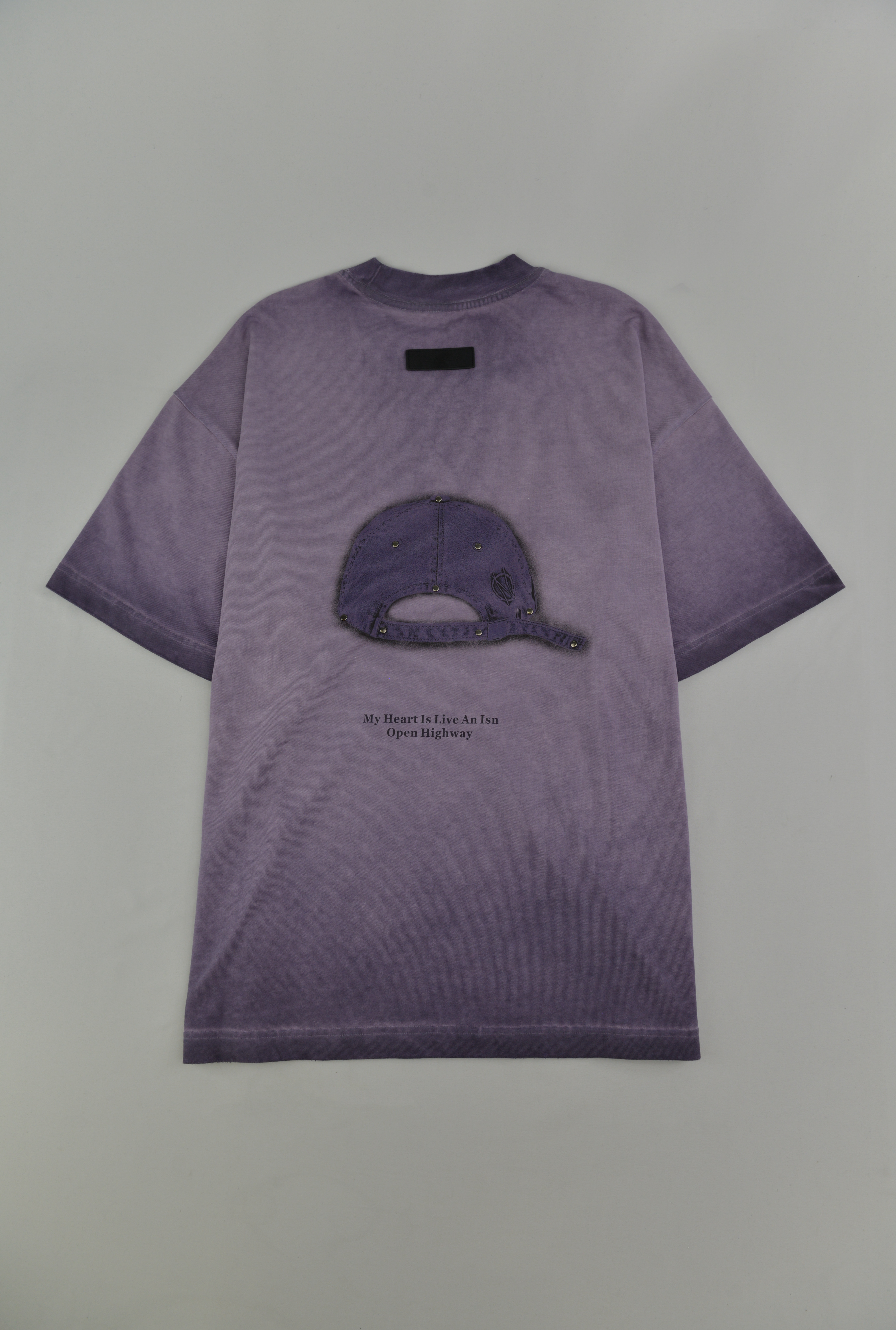 Frankie Said キャップグラフィックTシャツ　パープル サイズ: L