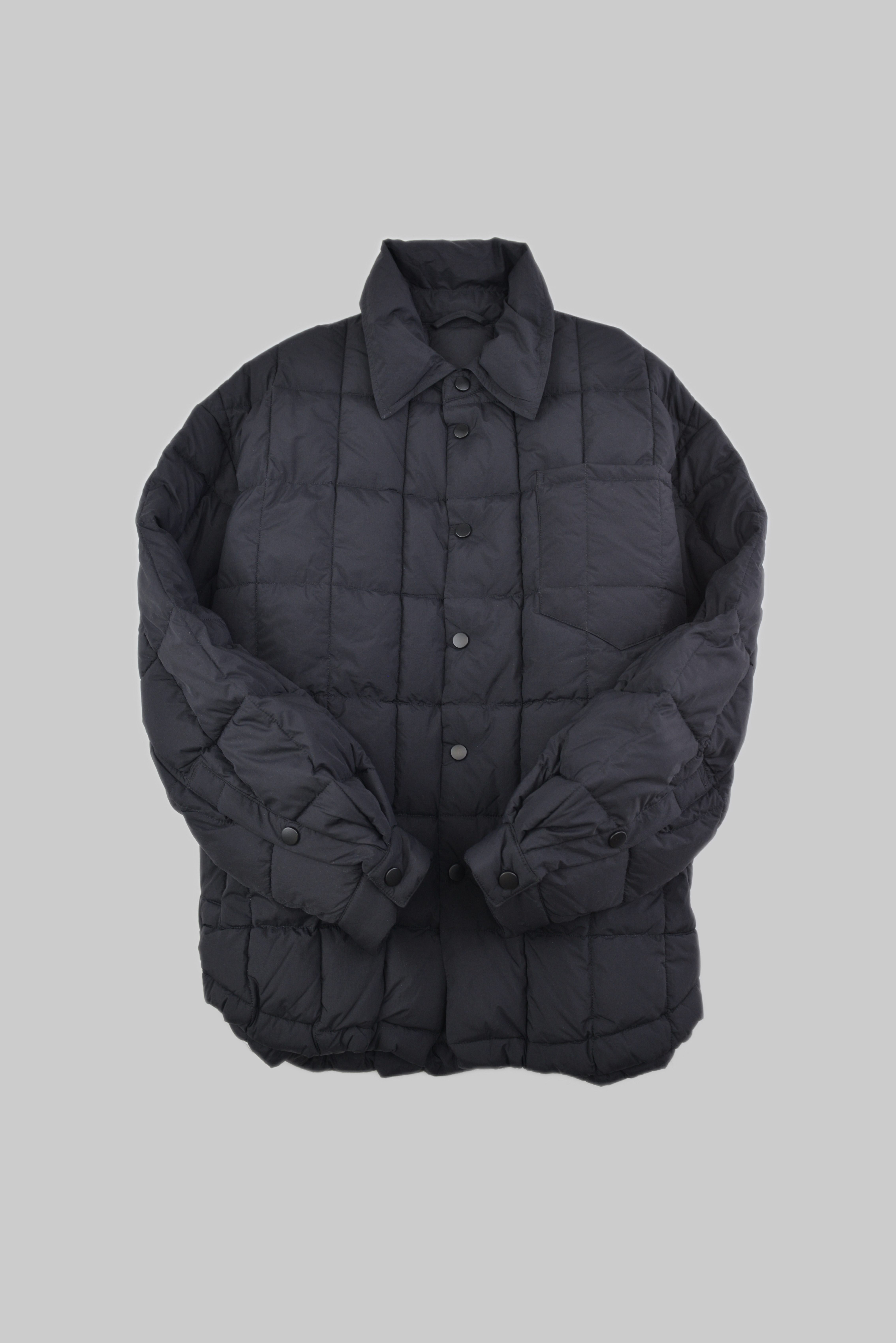 KURORO Quilted Down Shirt Jacket （クロロ キルティング ダウン シャツジャケット） サイズ: S