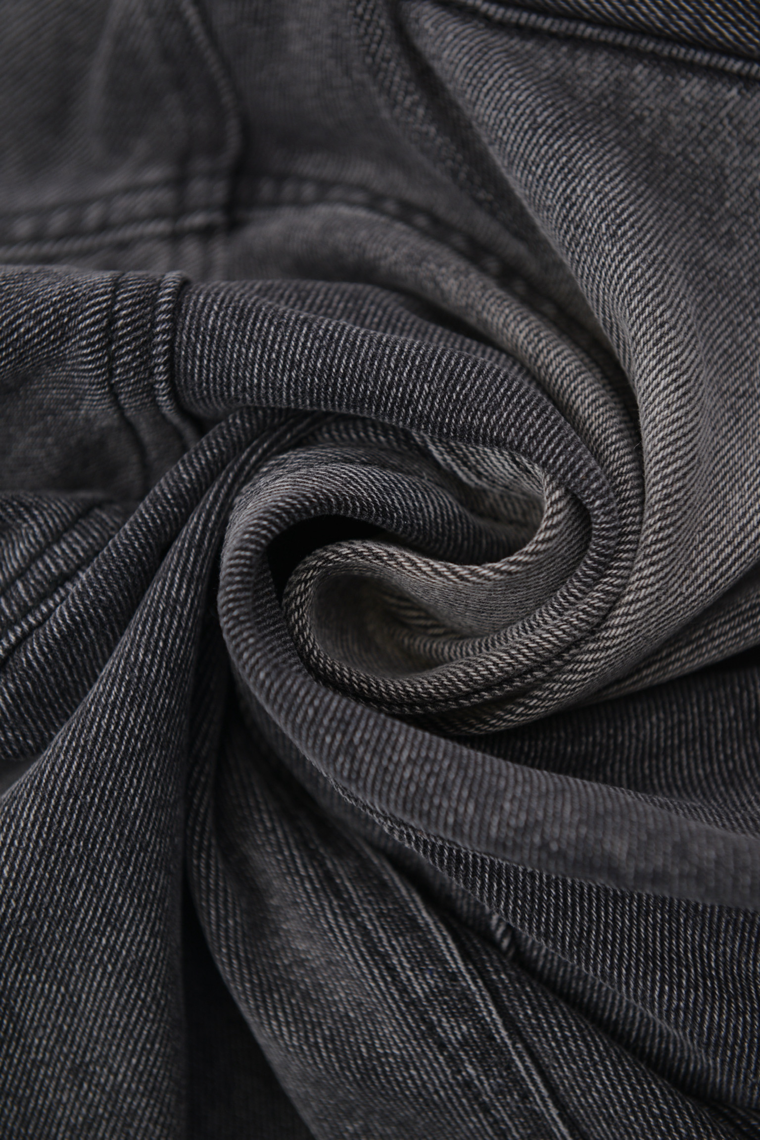 KURORO Vintage Wash Wide Cargo Denim / ヴィンテージウォッシュ ワイドカーゴデニム　グレー サイズ: S