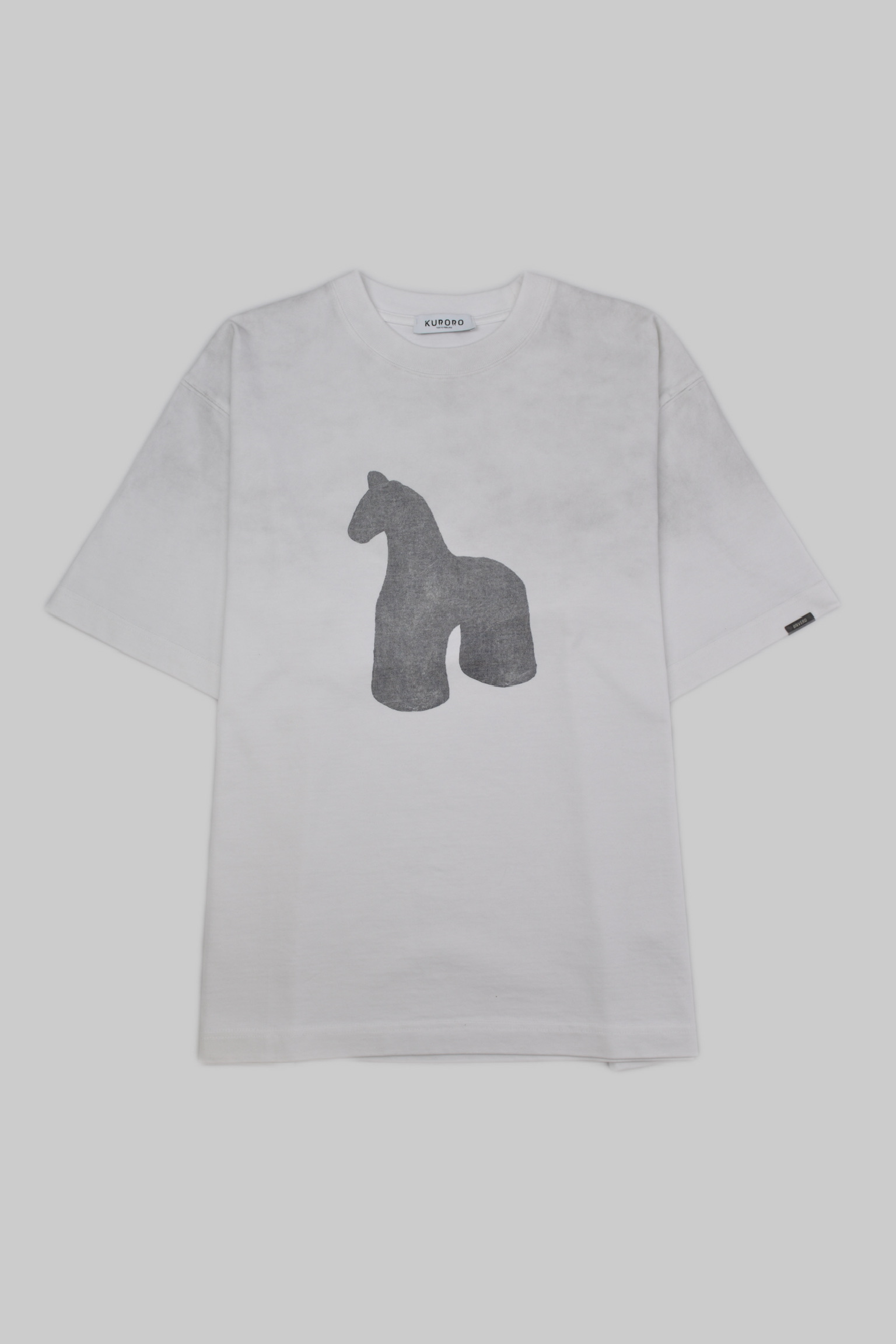 フェードホースアートTシャツ　Pure White（ピュアホワイト）