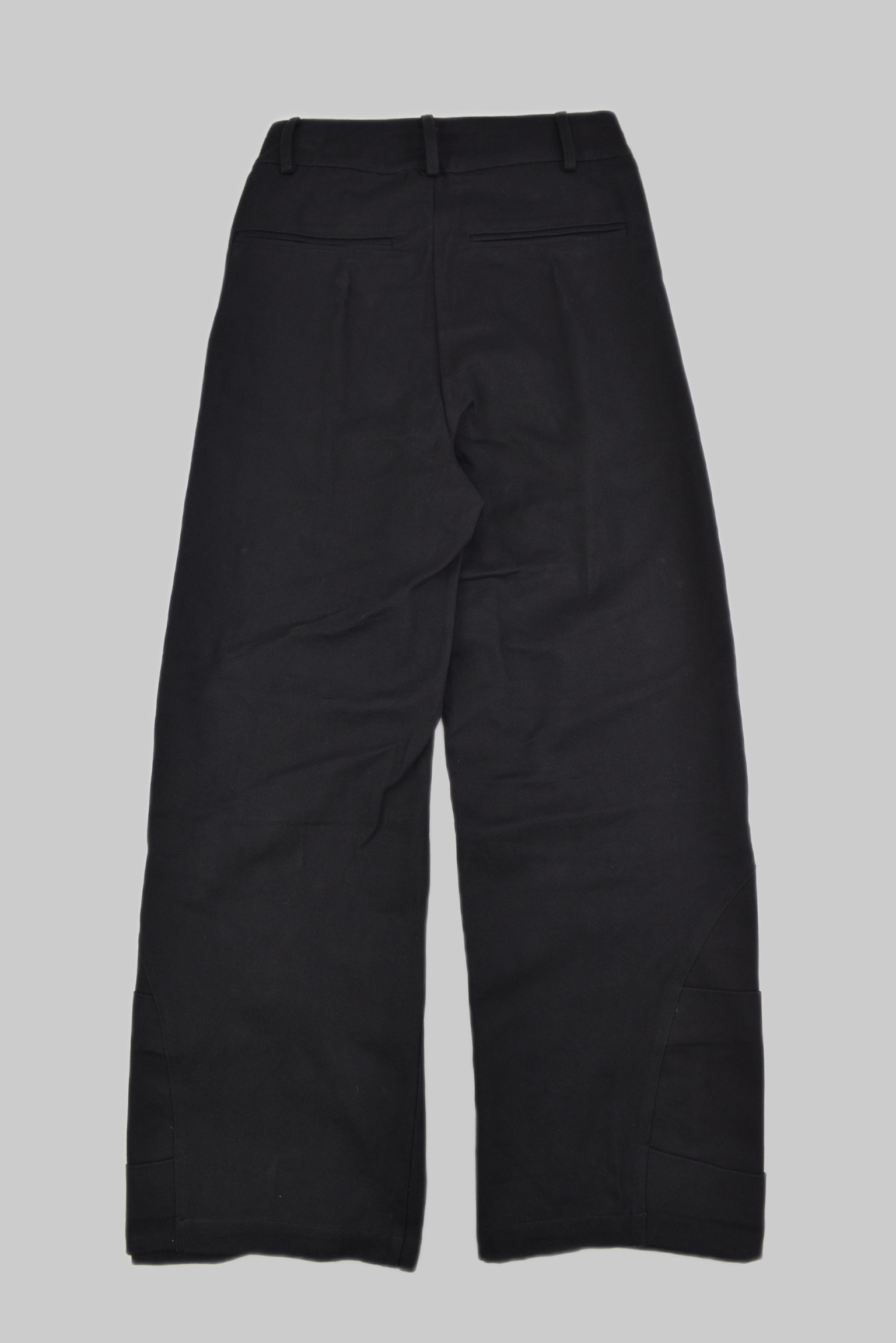 KURORO ツータックワイドパンツ KURORO Two-Tuck Wide Pants　ブラック サイズ: S