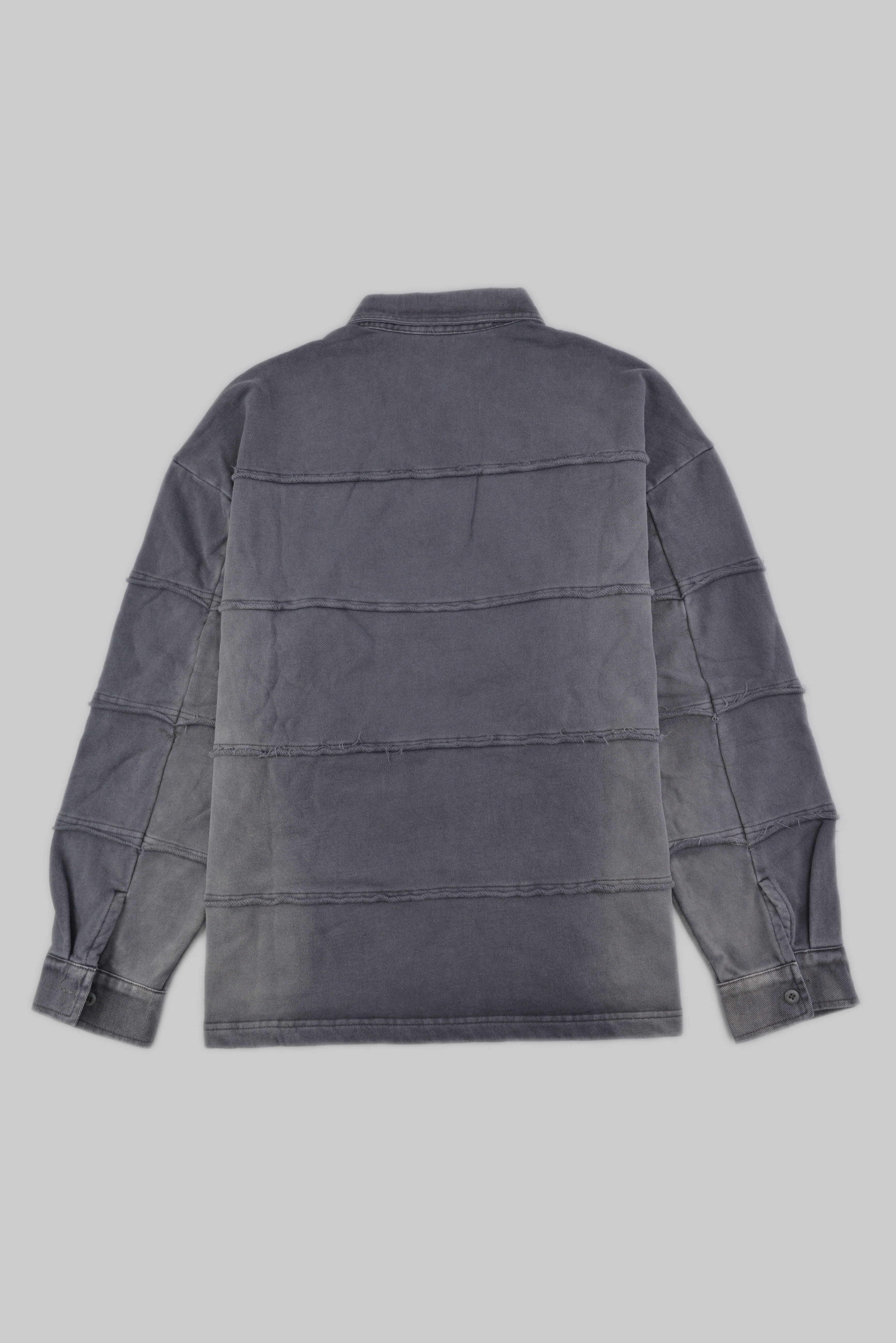 クロロ フェード パネル カラー スウェット （CHRORO FADE PANEL COLLAR SWEAT） サイズ: M