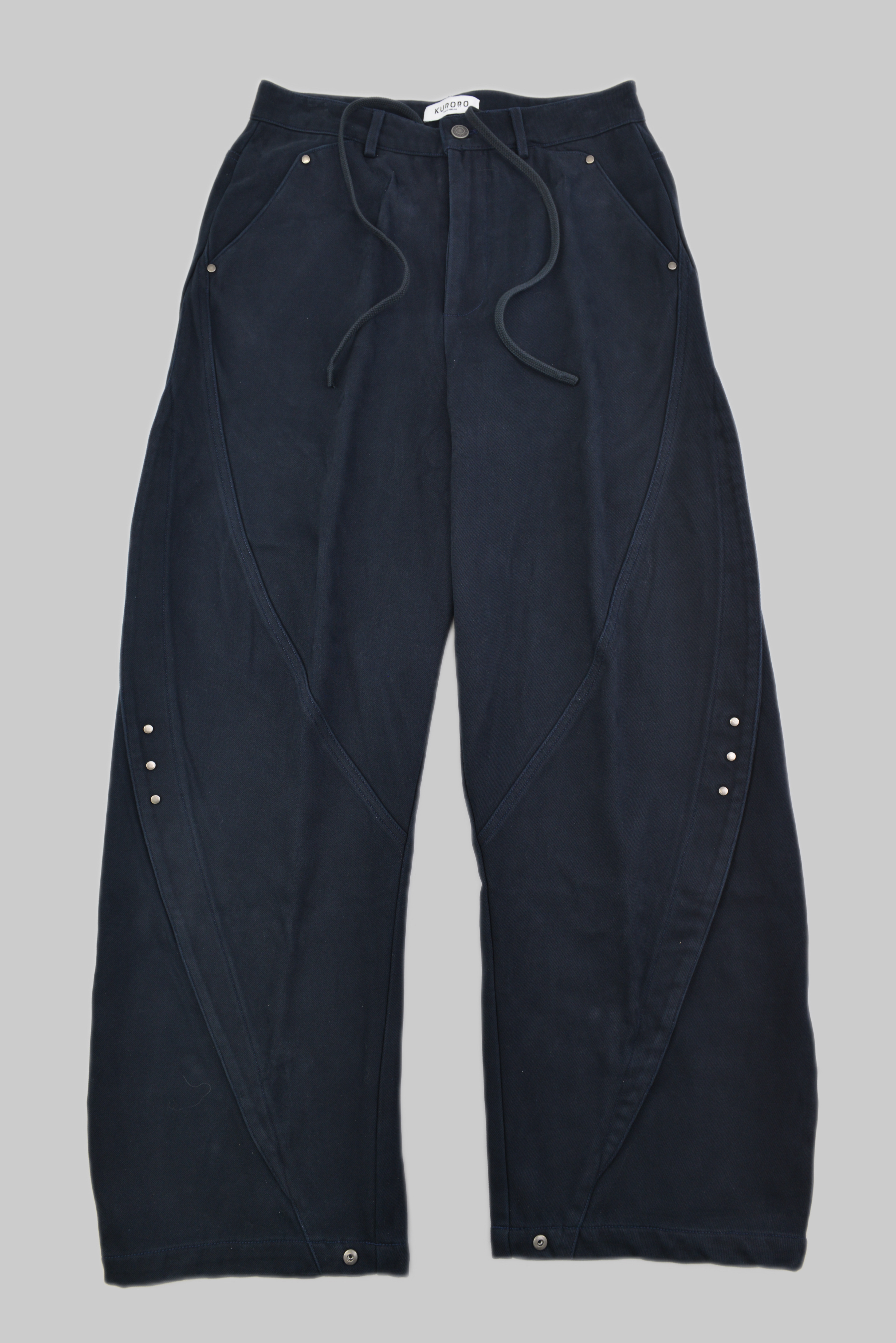 KURORO Curve Panel Snap Pants