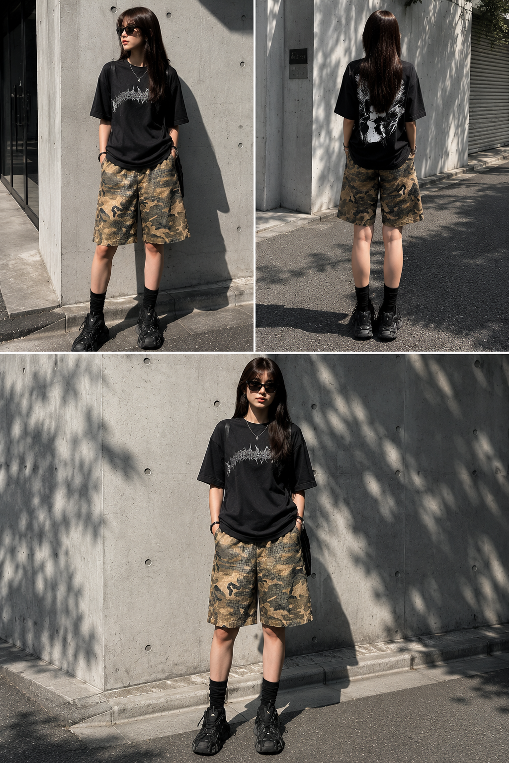 KURORO Croco Camo Wide Shorts  クロコ カモ ワイド ショーツ サイズ: S