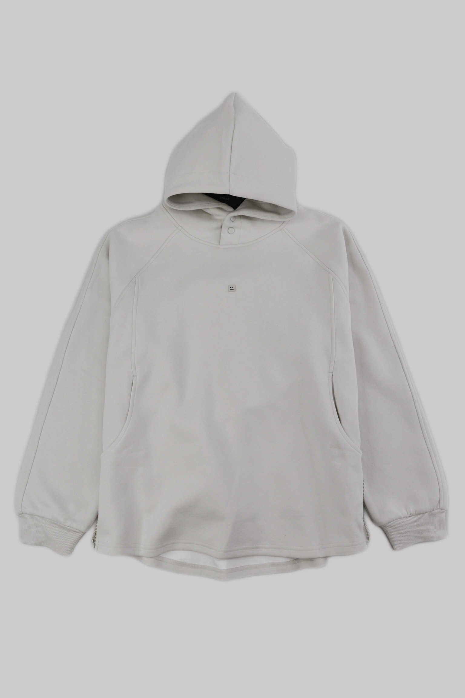 KURORO Minimal Logo Pullover Hoodie / ミニマルロゴ プルオーバーフーディ　オフホワイト サイズ: S