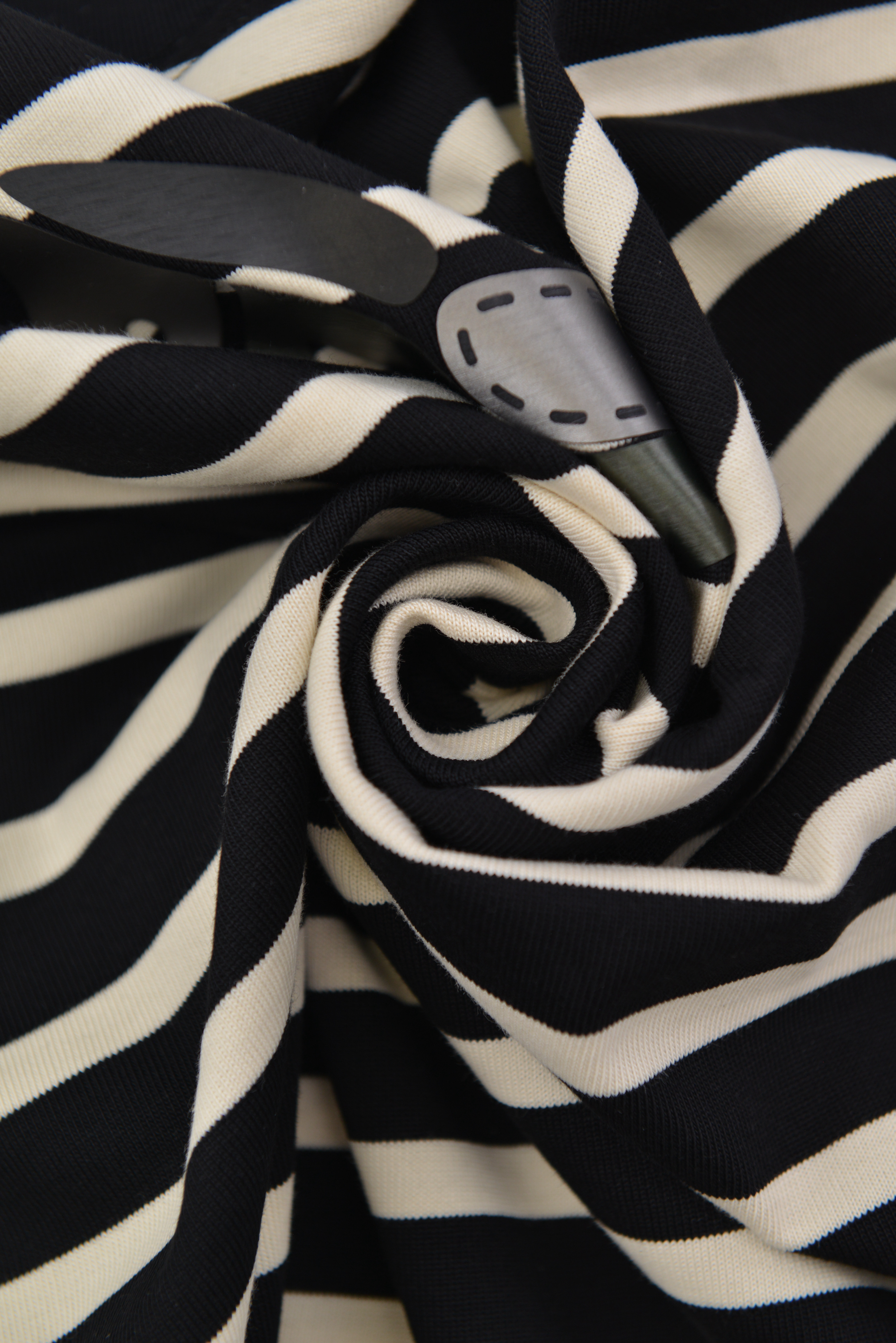 ロイヤルホースボーダーTシャツ 　モノクロストライプ サイズ: S