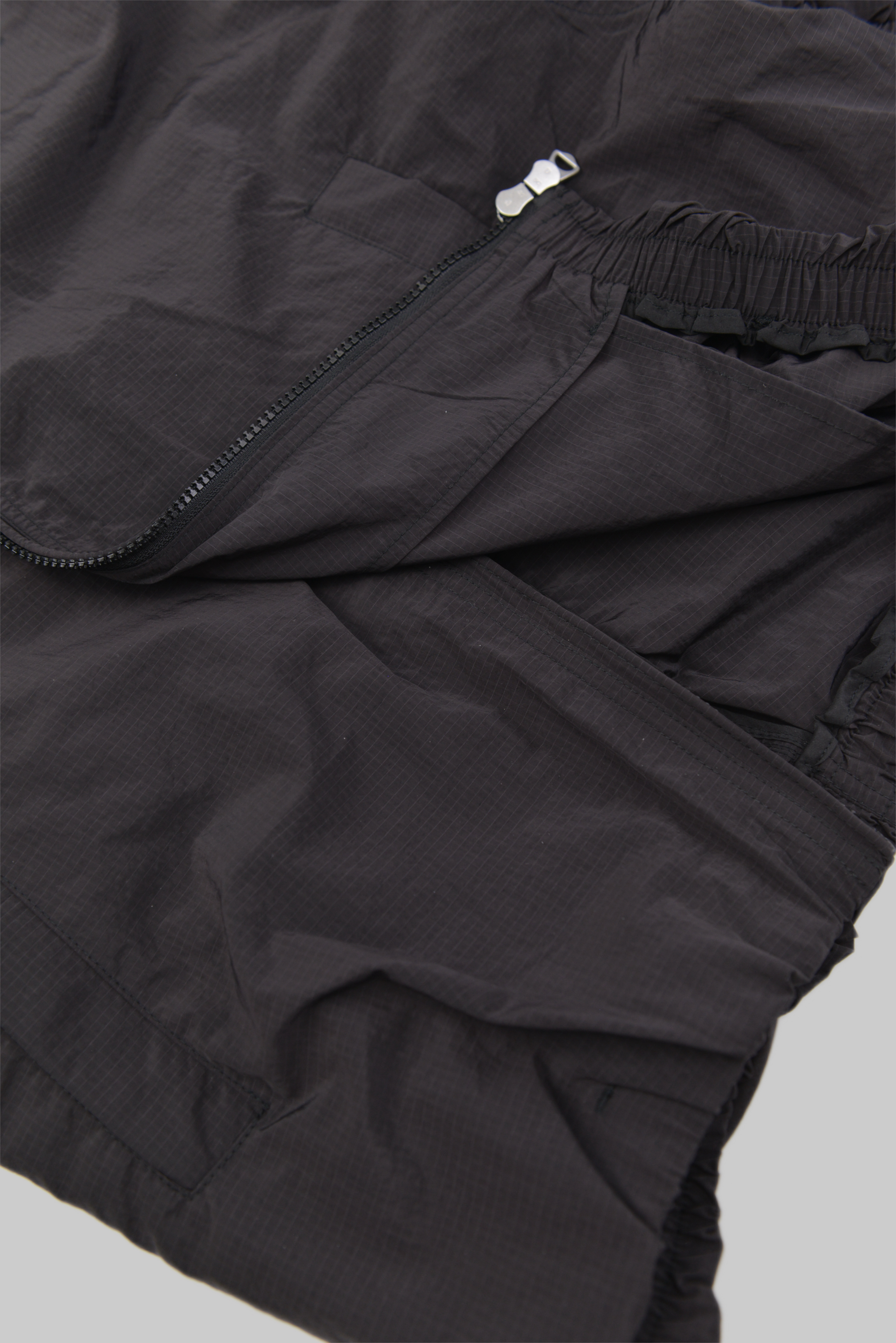 シースルースリーブ ジップフーディ サイズ: M