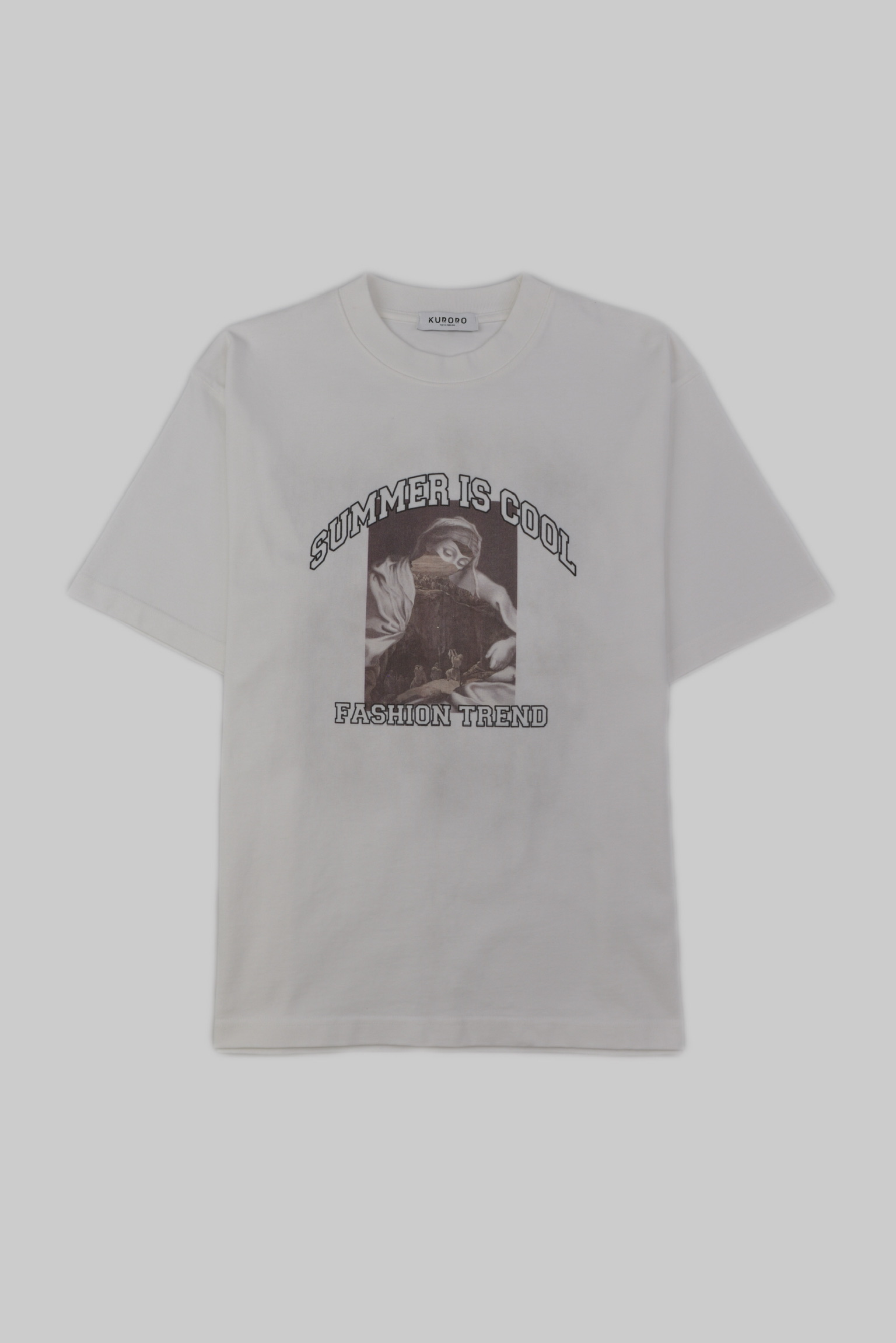 KURORO Vintage Muse Graphic Tee　    Vintage White