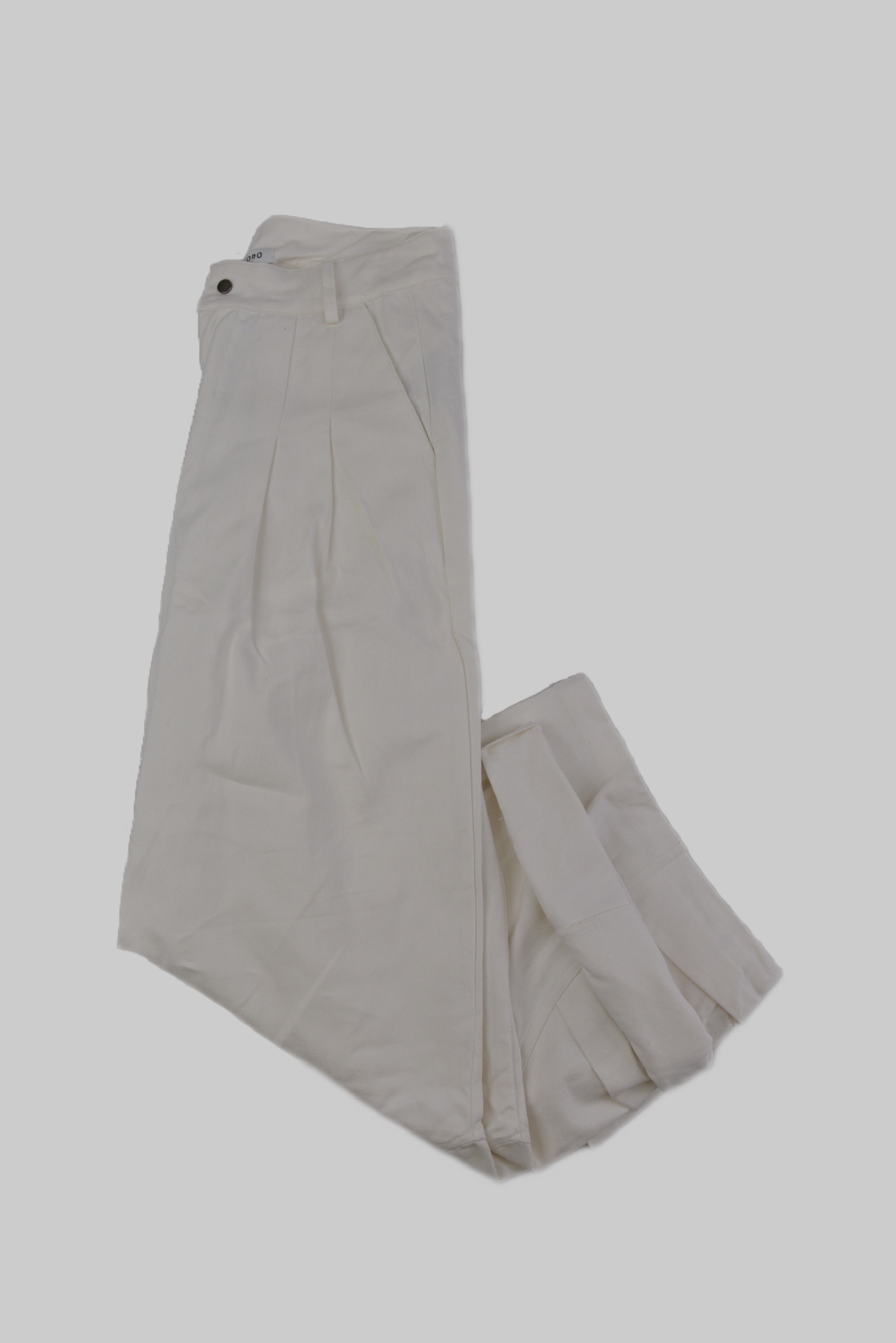 KURORO ツータックワイドパンツ KURORO Two-Tuck Wide Pants　ホワイト サイズ: S