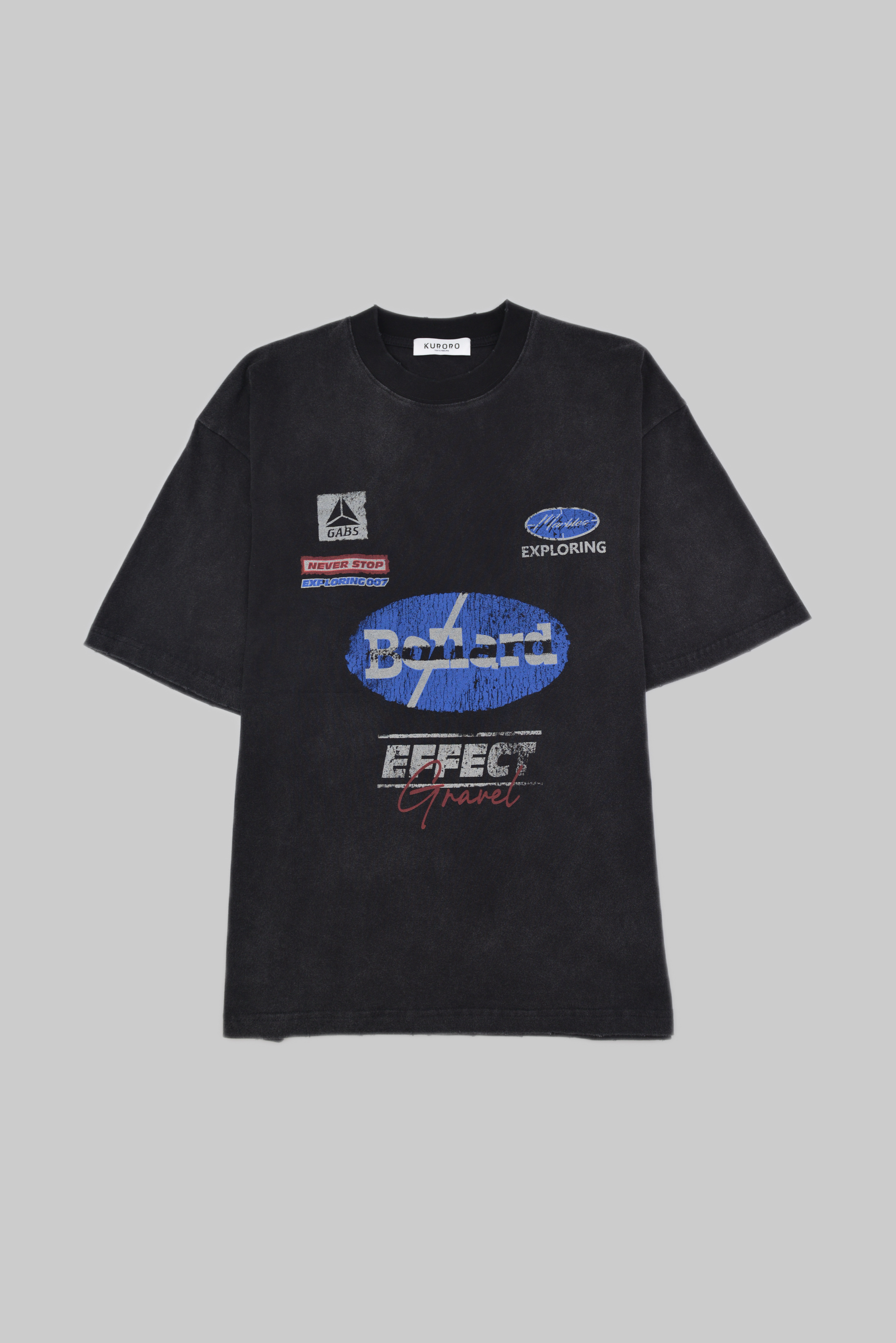 KURORO Dangerous Play Vintage Tee　    ヴィンテージブラック サイズ: S