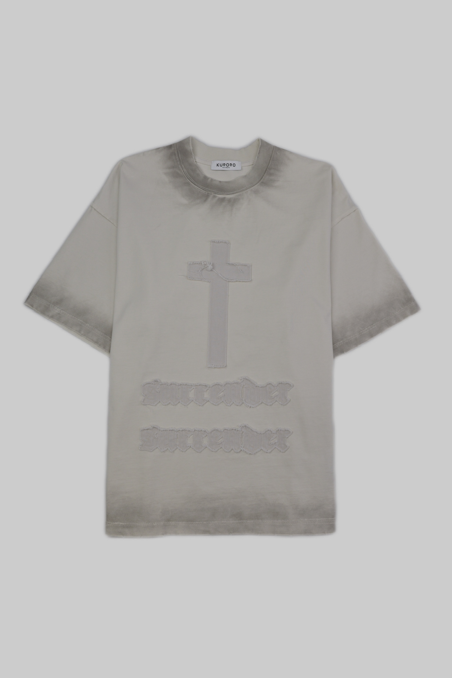 フェードクロスダメージTシャツ