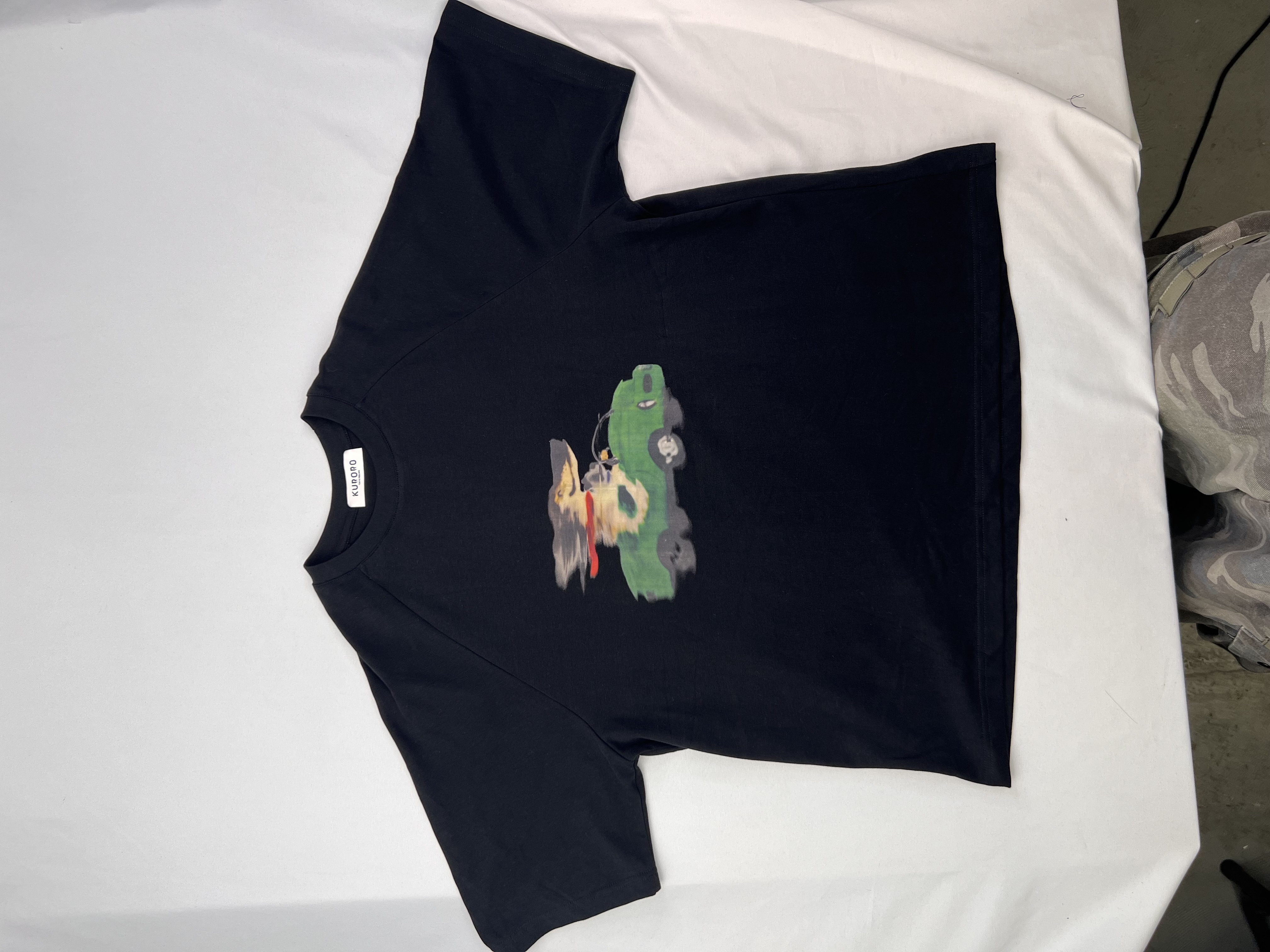   スピードドッグ グラフィックTシャツ　    ブラック サイズ: S