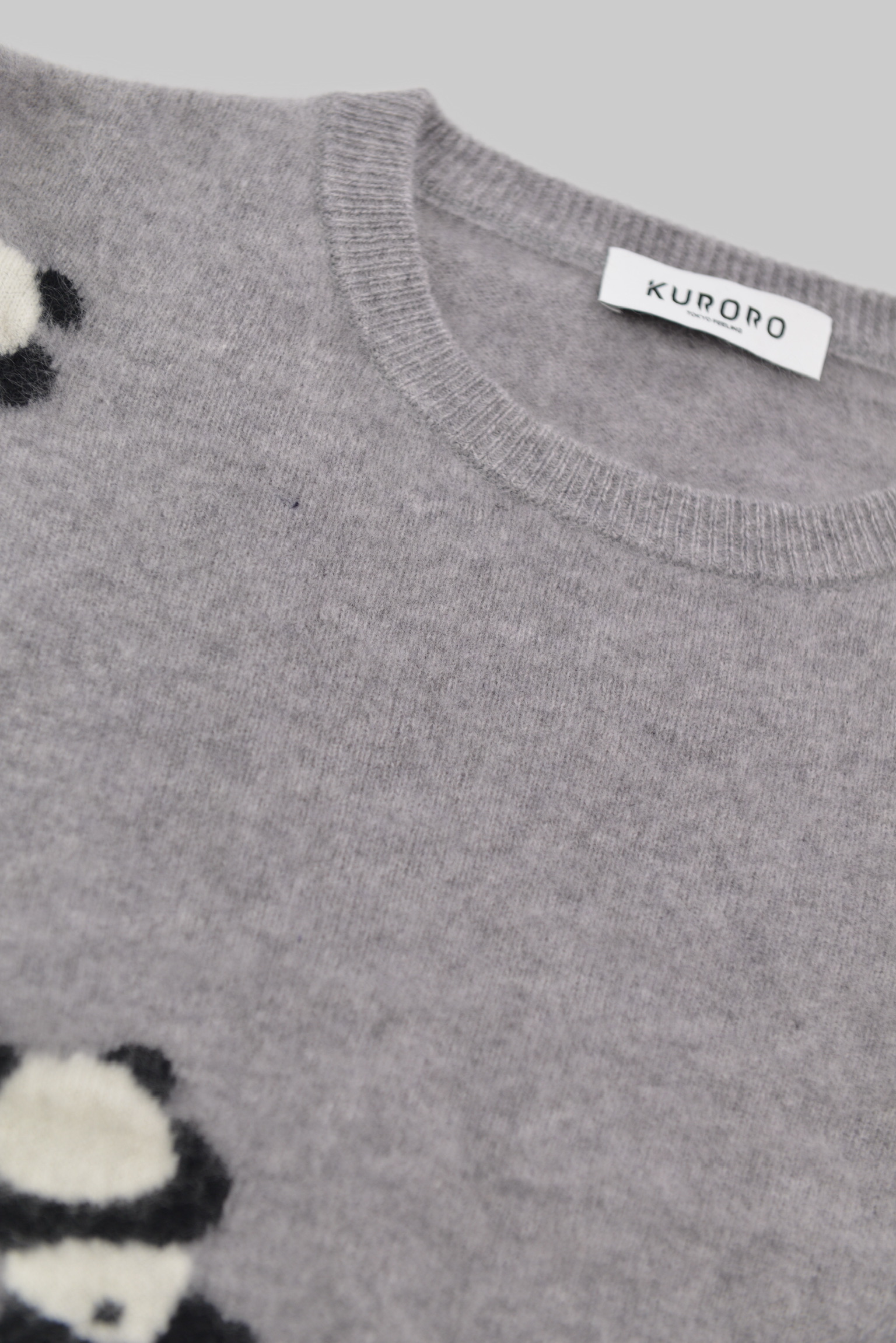 KURORO Fluffy Panda Knit Sweater / フラッフィーパンダニットセーター